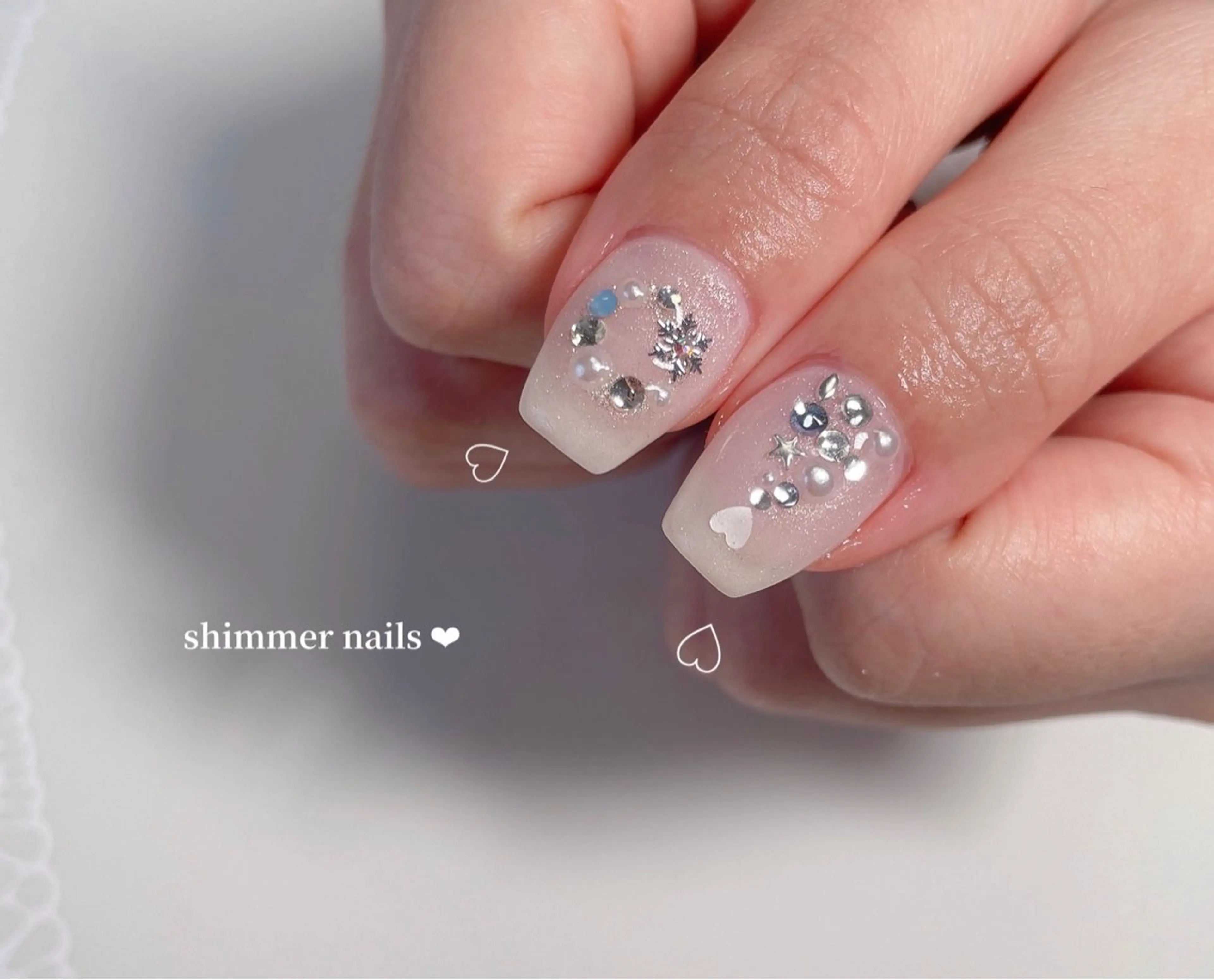 ネイル 冬ネイル クリスマス shimmer nailsのネイルデザイン