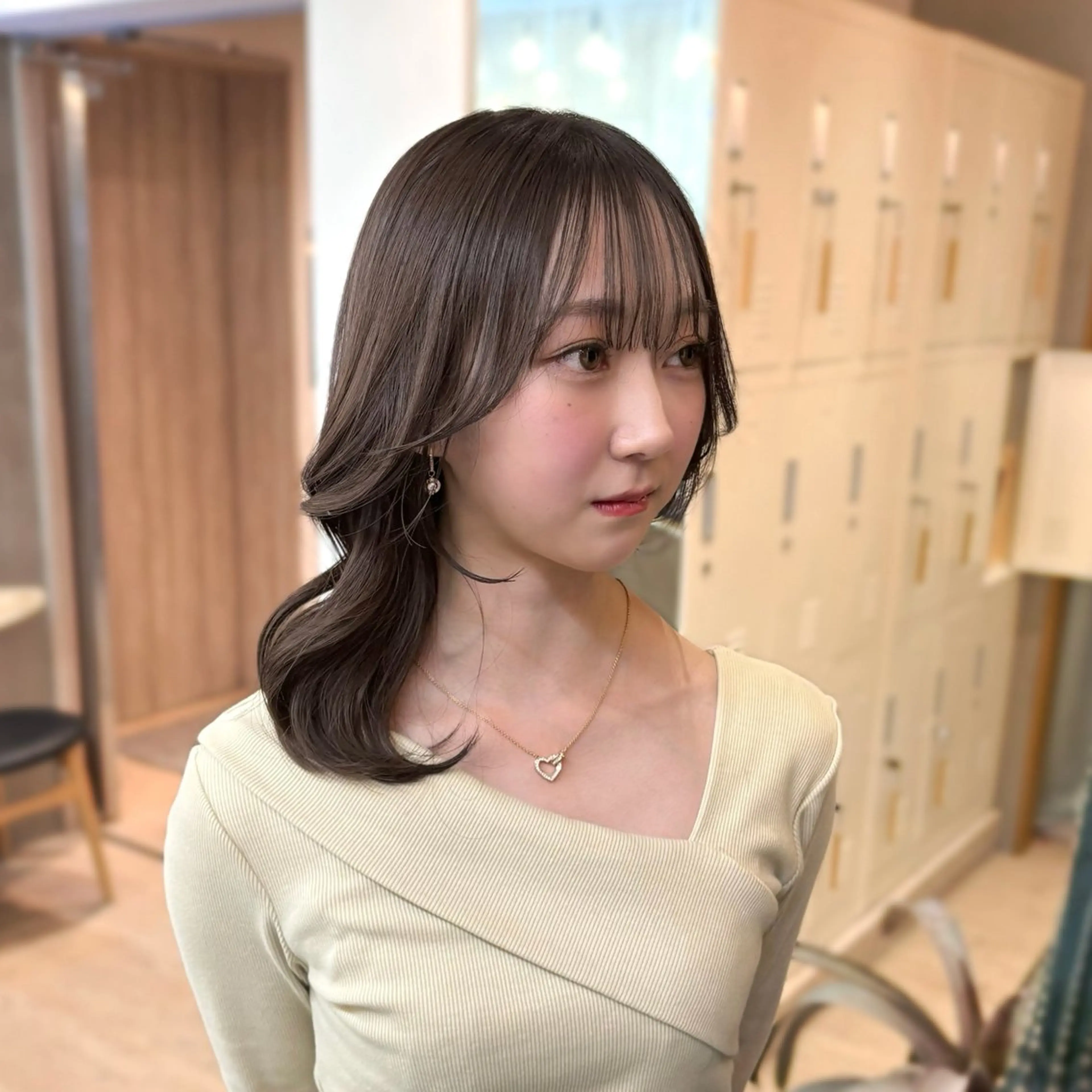 ミディアム 髪質改善/縮毛矯正/ 韓国ヘア/矢野のヘアスタイル