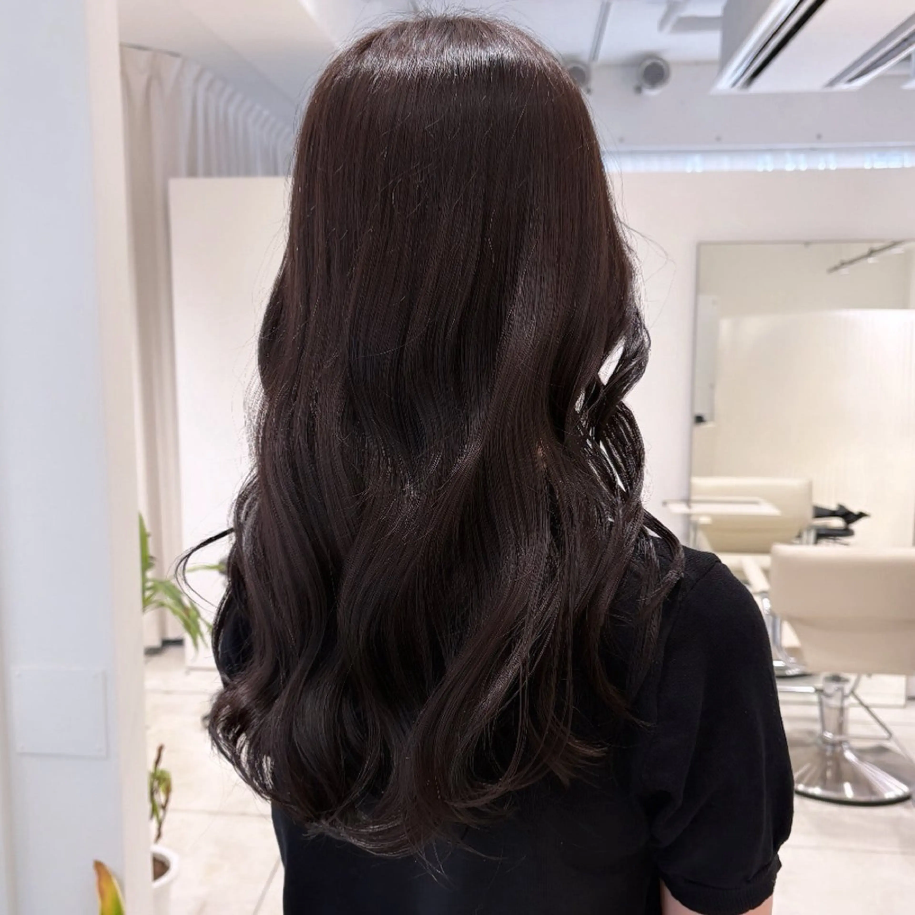 セミロング カラー ブラウンカラー 透明感カラー ダークグレー ダークグレージュ グレージュ ヘアカラー トリートメント ヘッドスパ ヘアセット カジュアルを女っぽく 𝗮𝘆𝗮𝗰𝗼のヘアスタイル