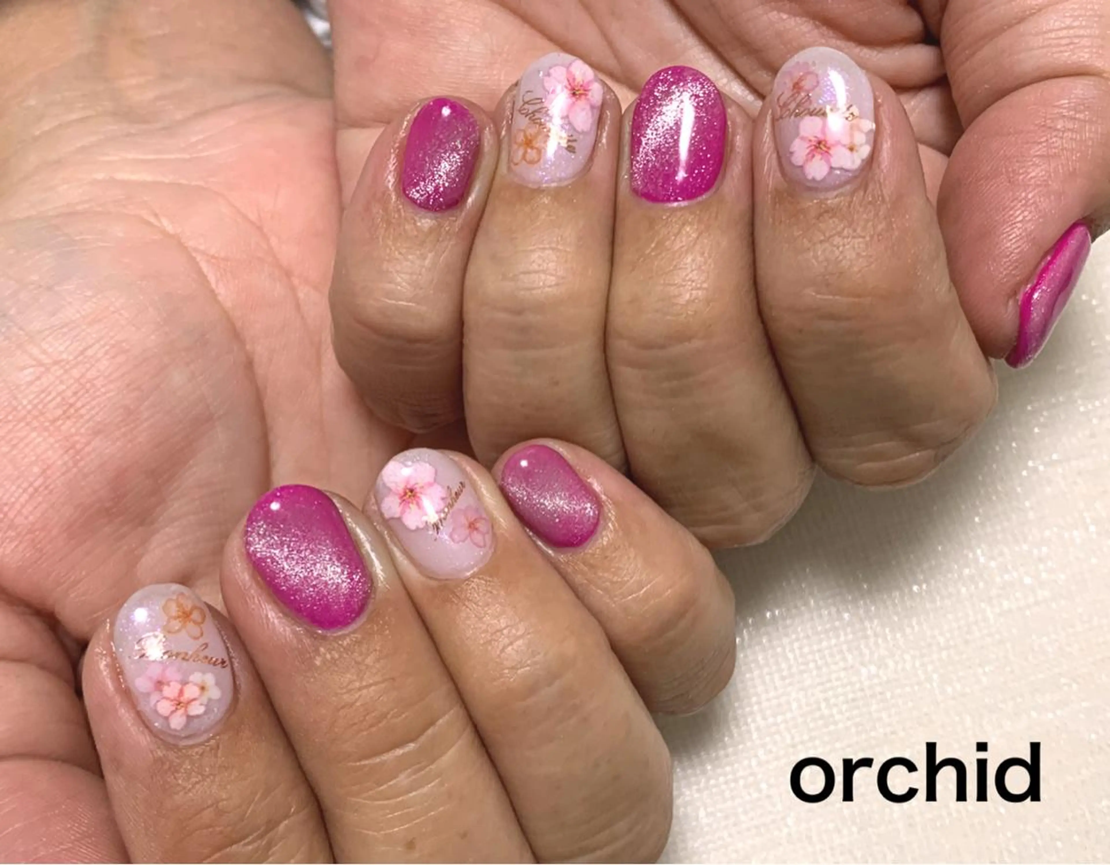 ネイル orchid ♡オーキッドのネイルデザイン