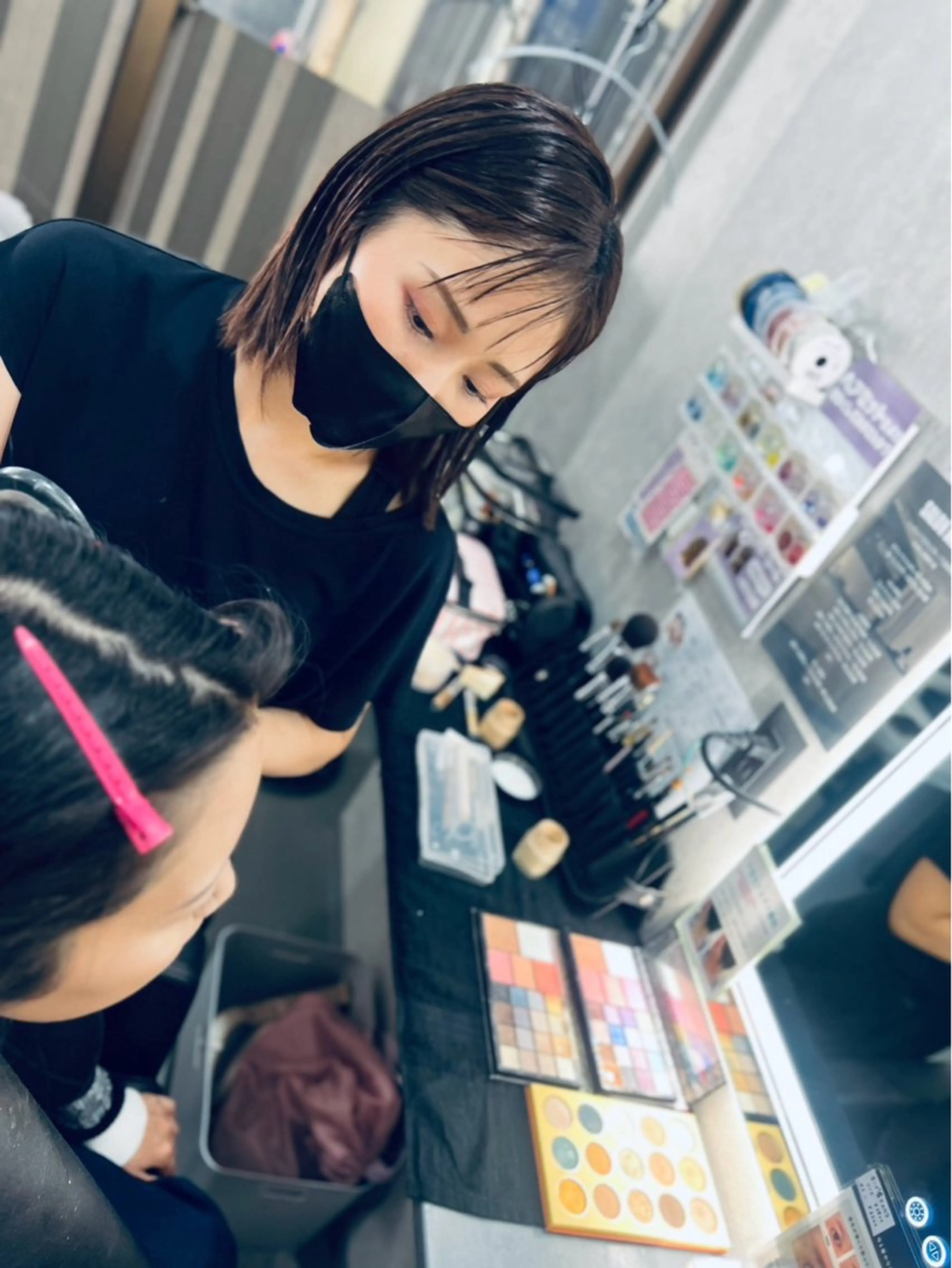 ヘアセット＋メイクアップの写真