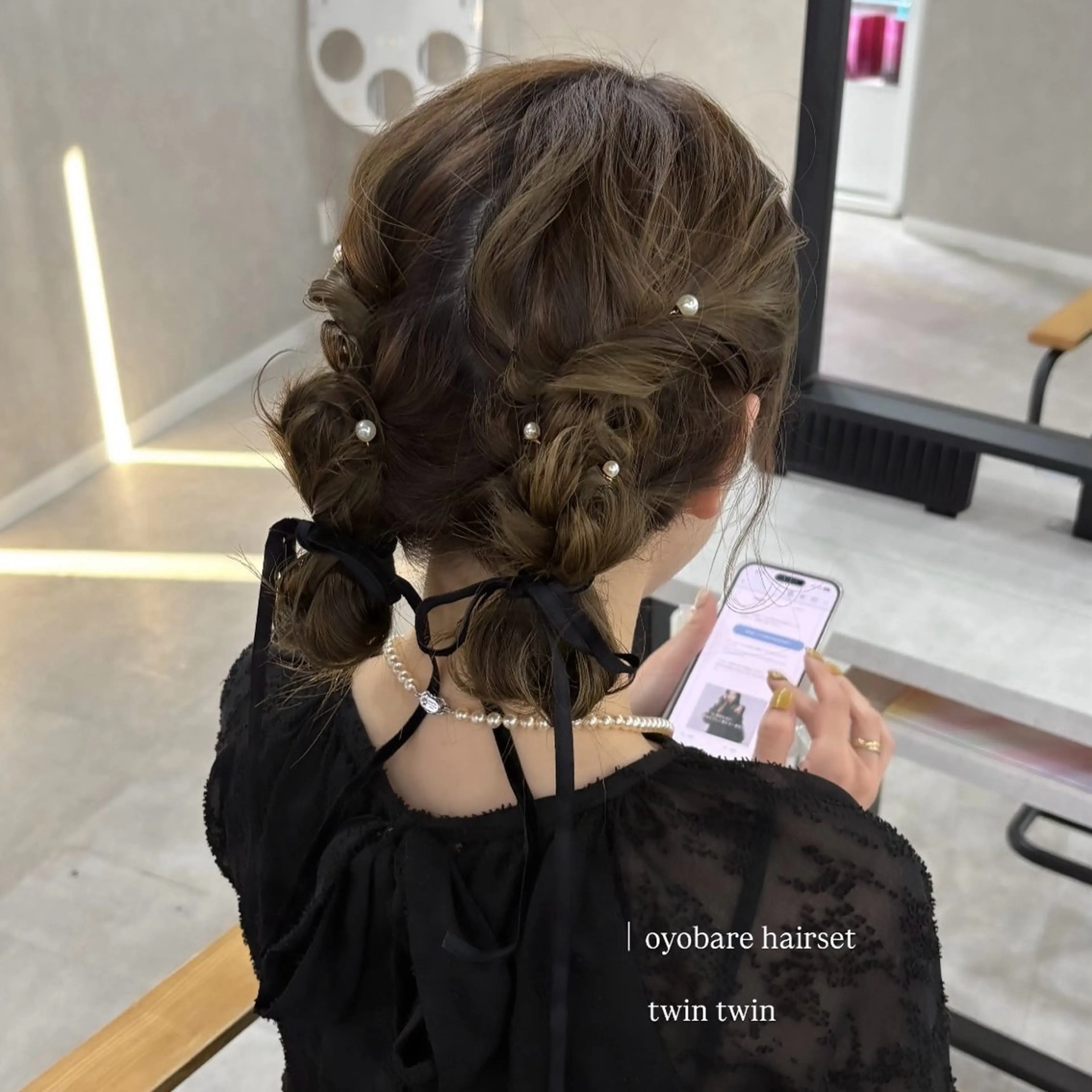 セミロング Haruka /うる艶透明感カラーのヘアスタイル