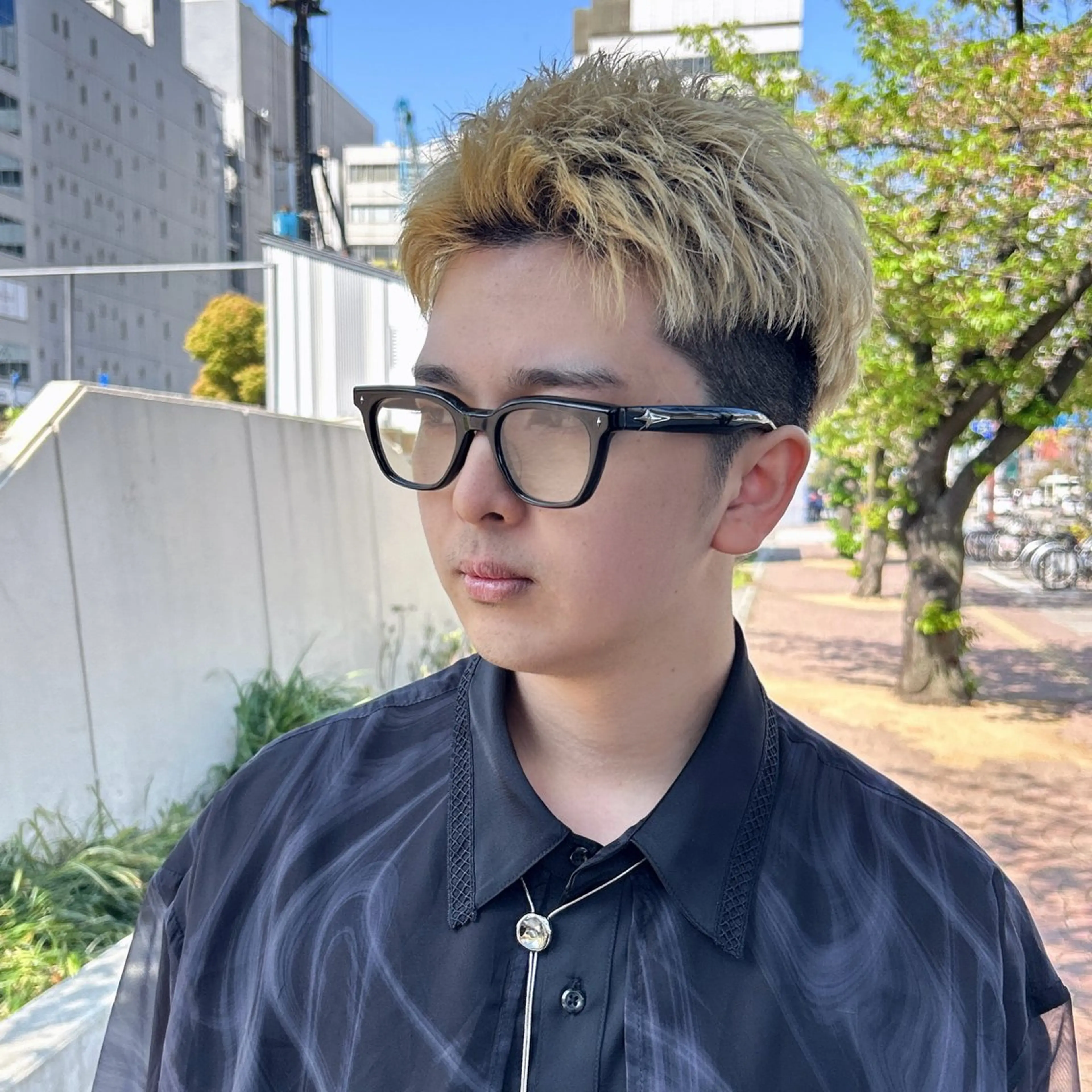 カラー メンズ ヘアカラー HYPE所属・波巻き🌊✖️ シャドウ🐾/AOIのヘアスタイル