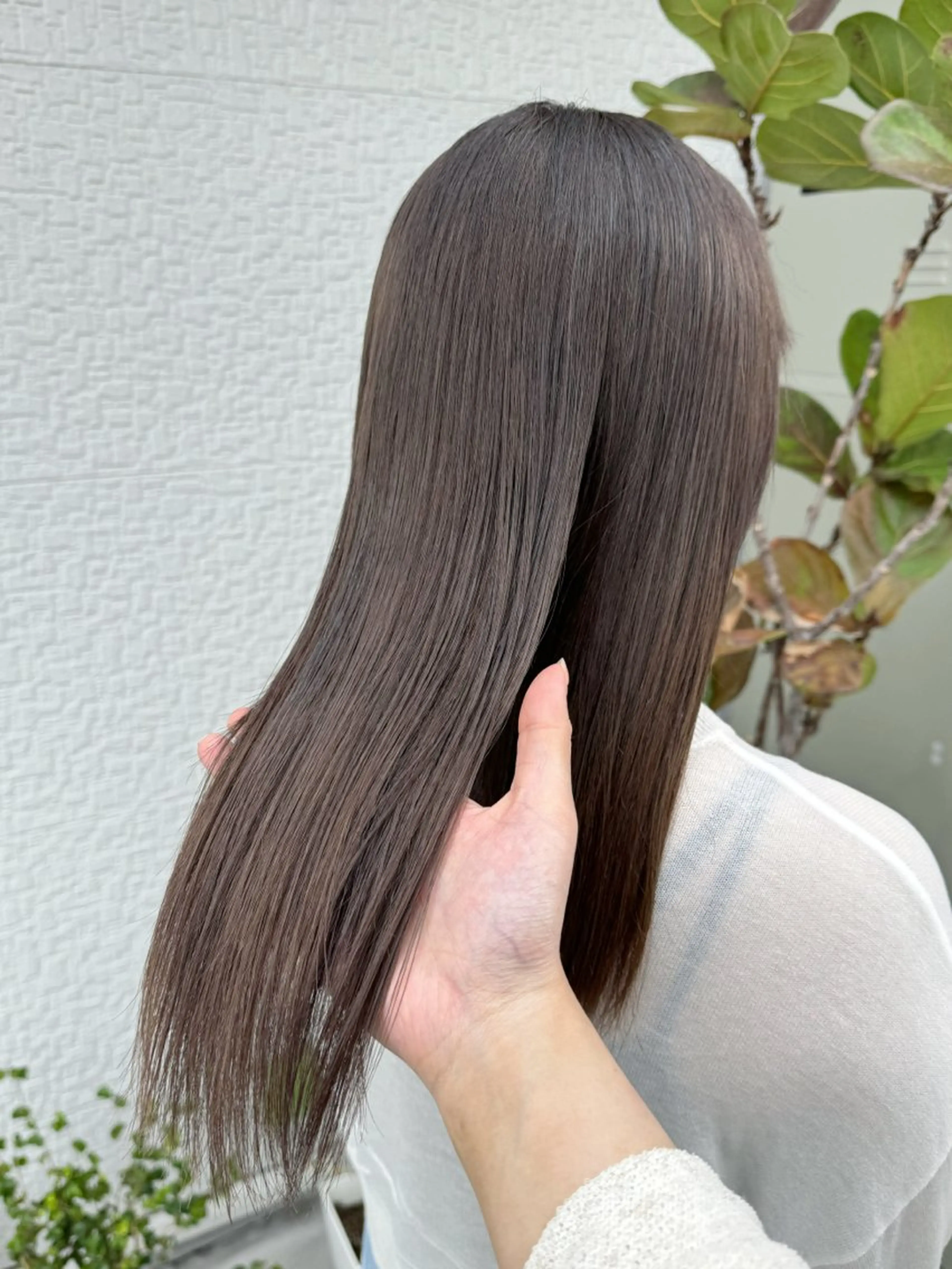 セミロング カラー グレージュ ボブ支持率NO1 🌈CHIKAのヘアスタイル