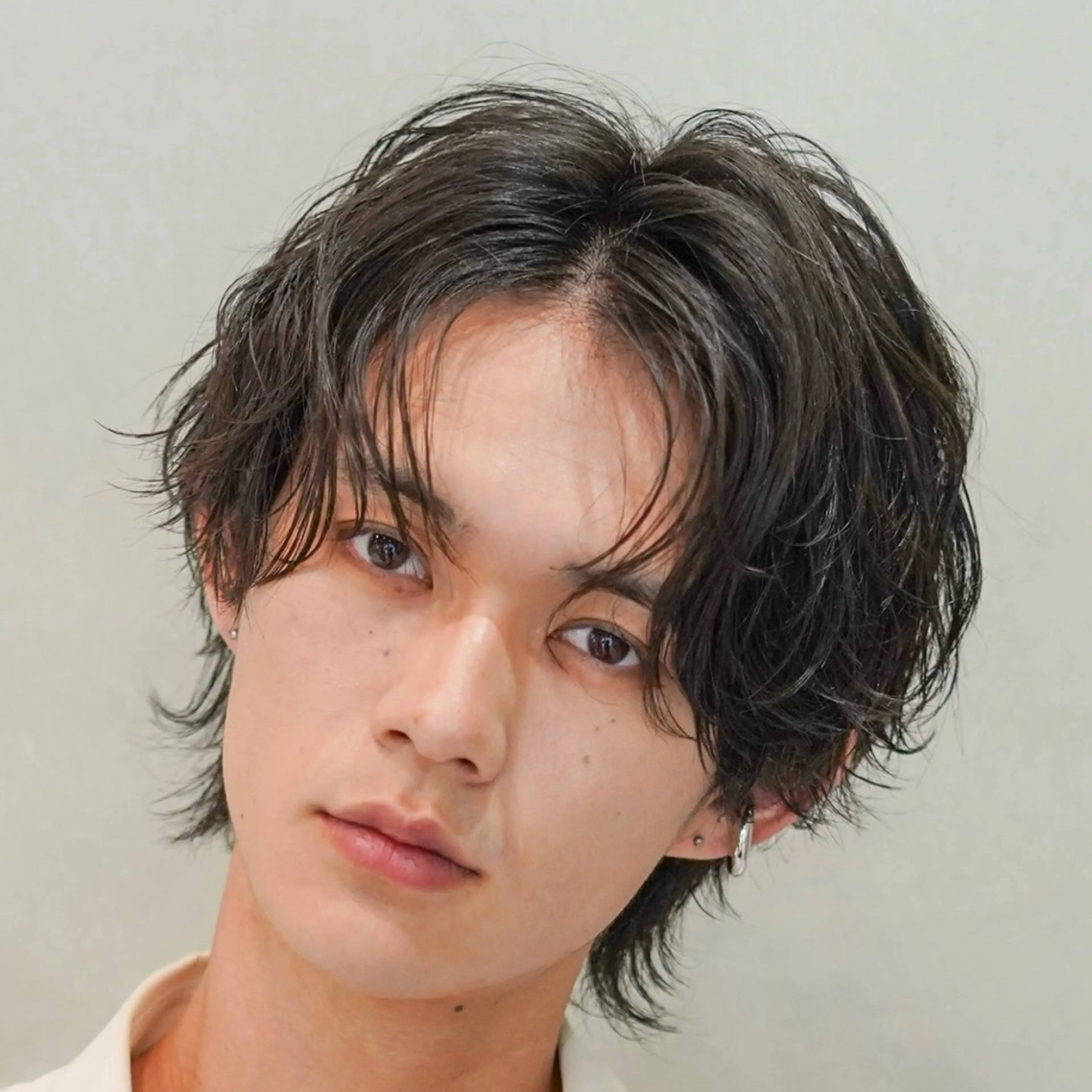 パーマ メンズ センターパート マッシュ メンズパーマ プードルパーマ メンズツイストパーマ カット パーマ 仙台メンズパーマ/ fifth/丸山佳叶のヘアスタイル