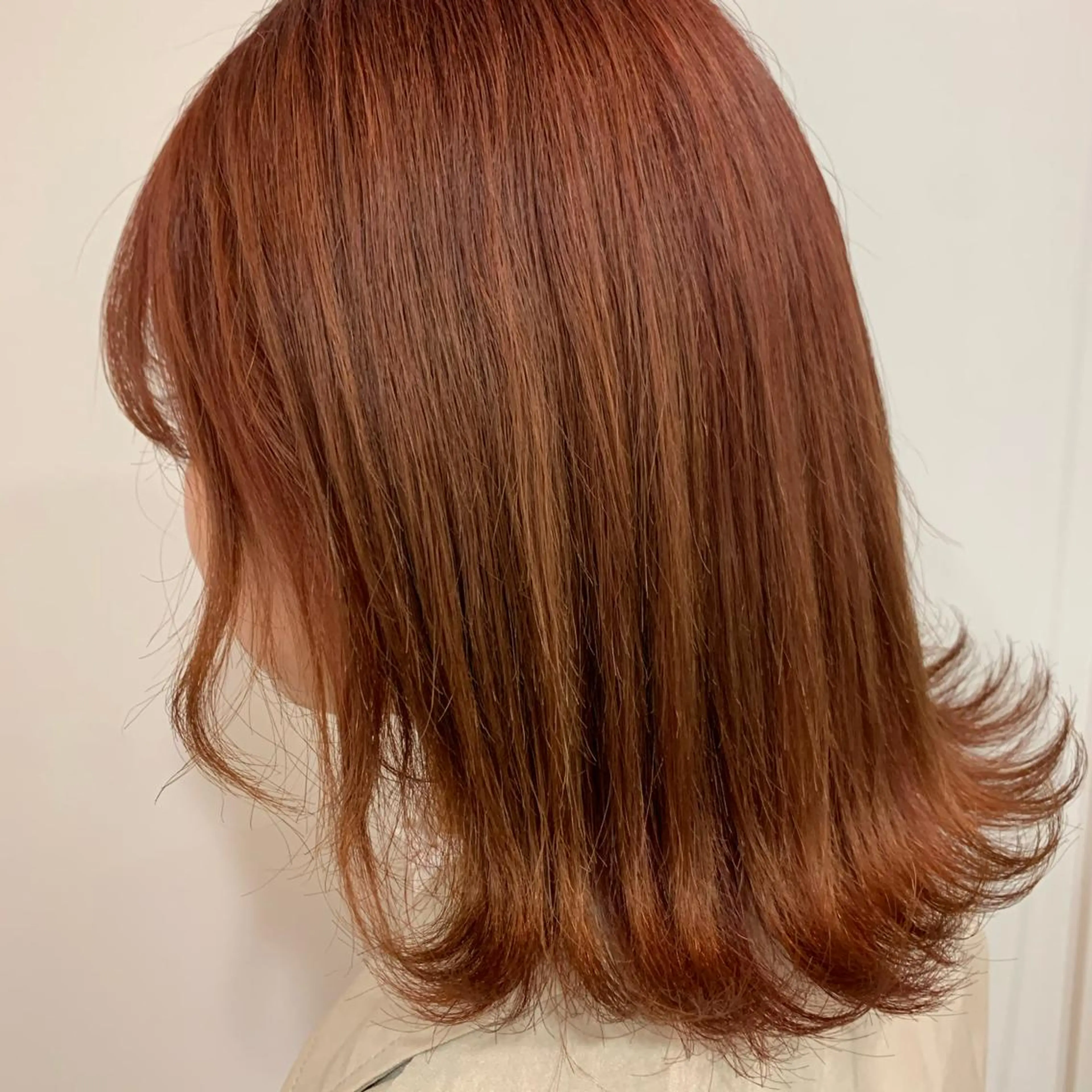 ミディアム カラー ヘアカラー トリートメント 暖色専門美容師🎀 お客様満足度◎のヘアスタイル