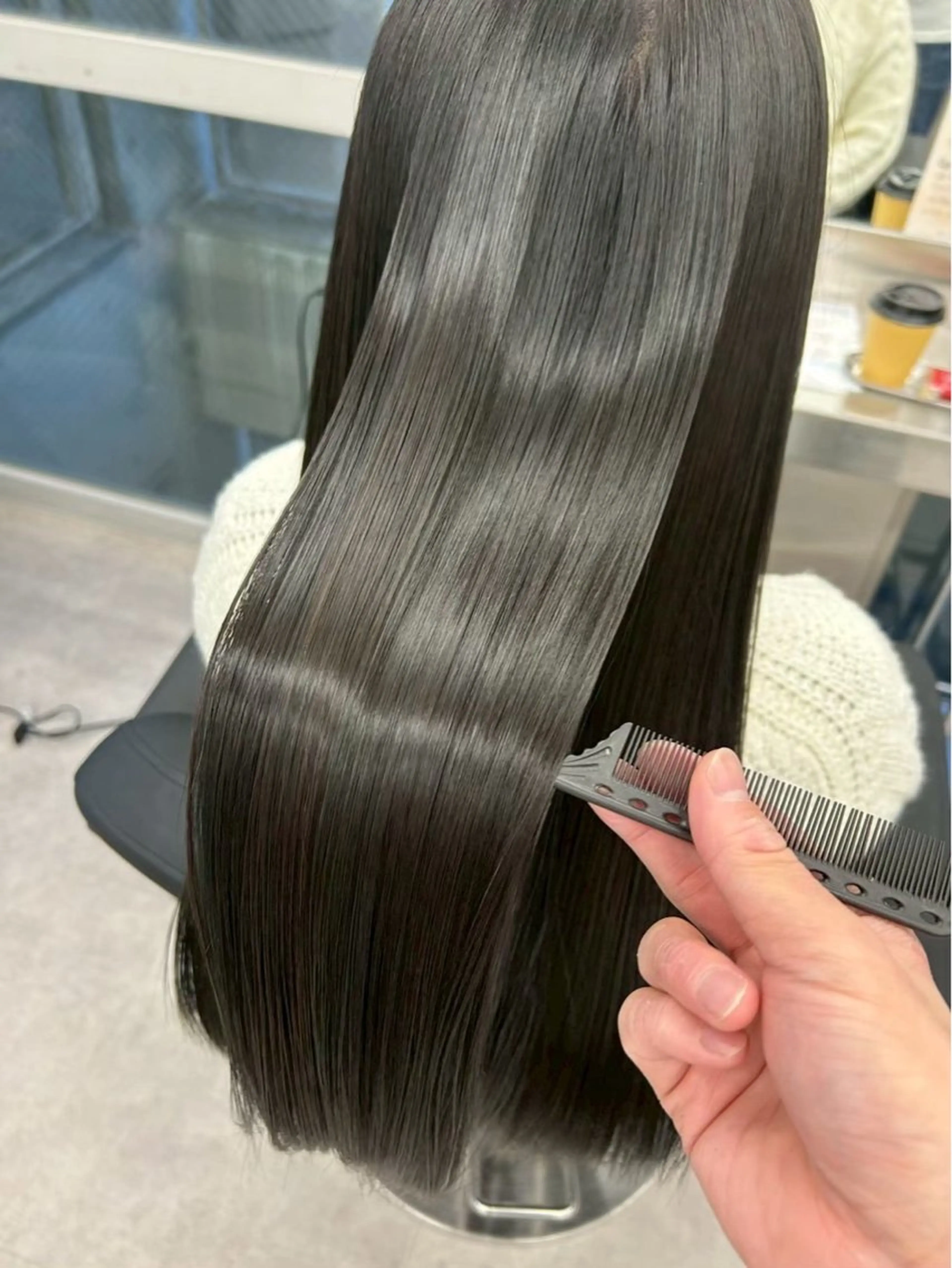 カラー カット ヘアカラー トリートメント ブリーチなしWカラー 美髪/透明感/ユウゴのヘアスタイル