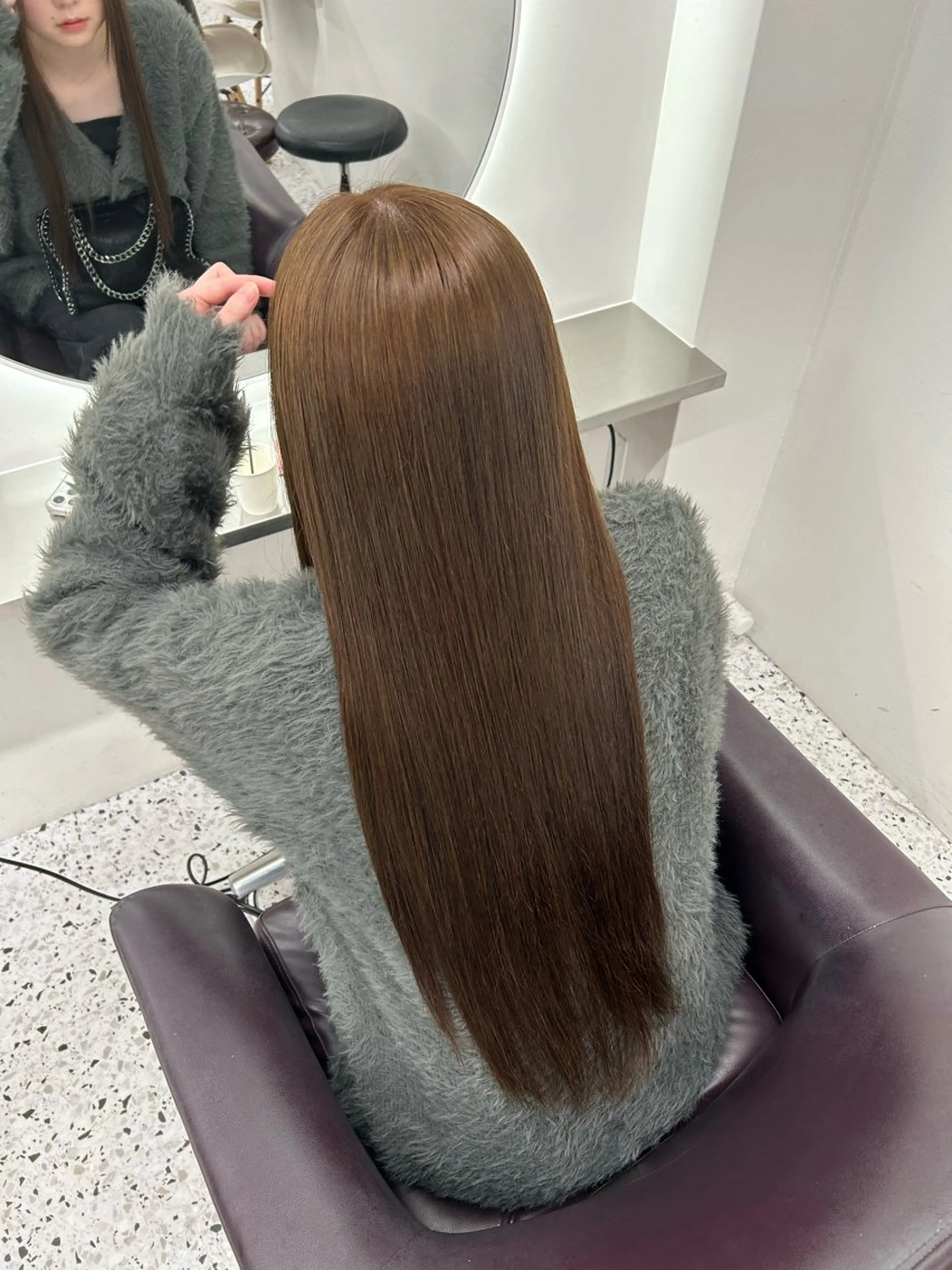 ロング カラー ヘアアレンジ ベージュカラー 透明感カラー 銀座terrace所属・🫧透明感／艶カラー 🫧Ryuseiのヘアスタイル