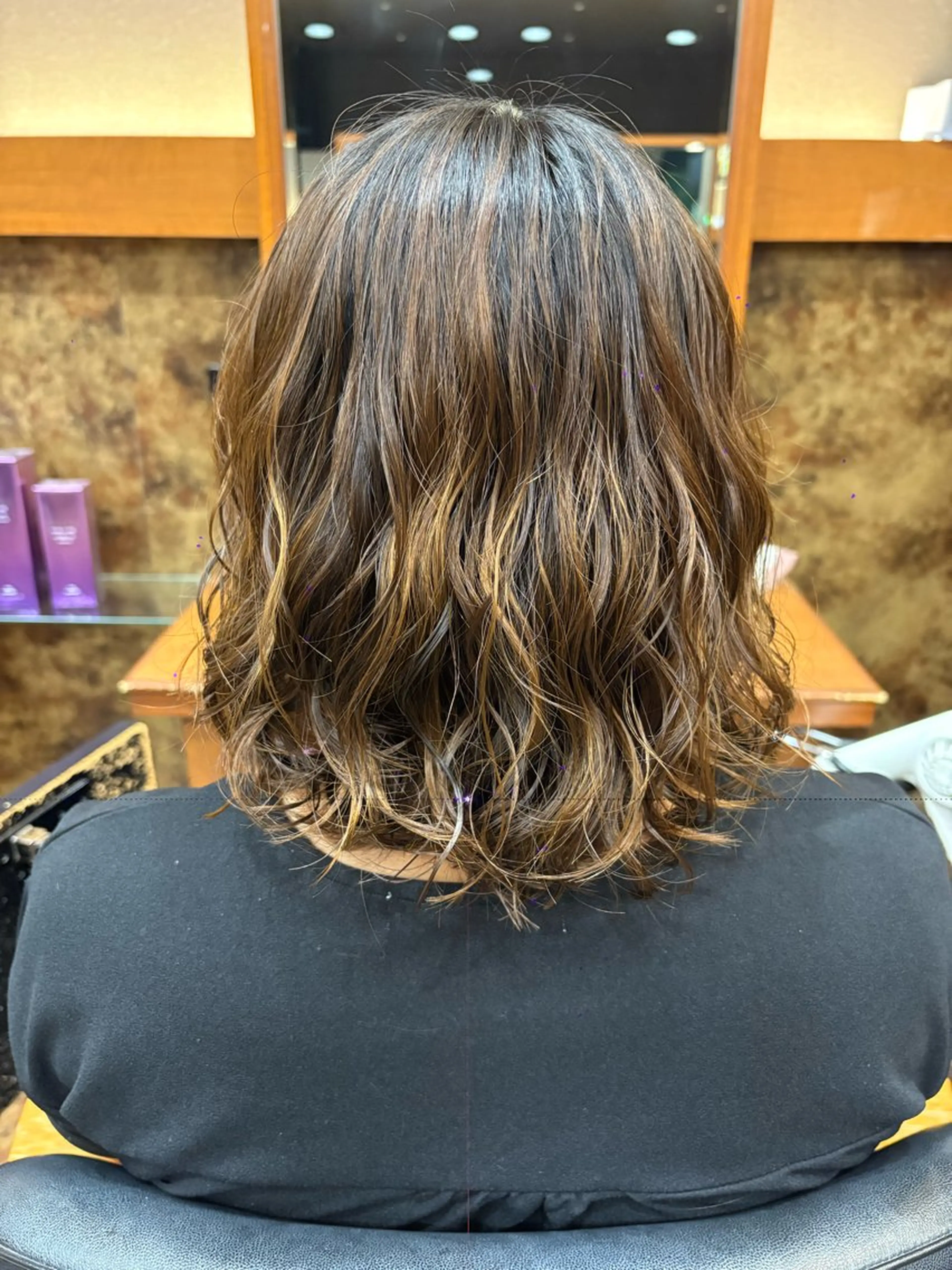 パーマ 落合 ちりのヘアスタイル