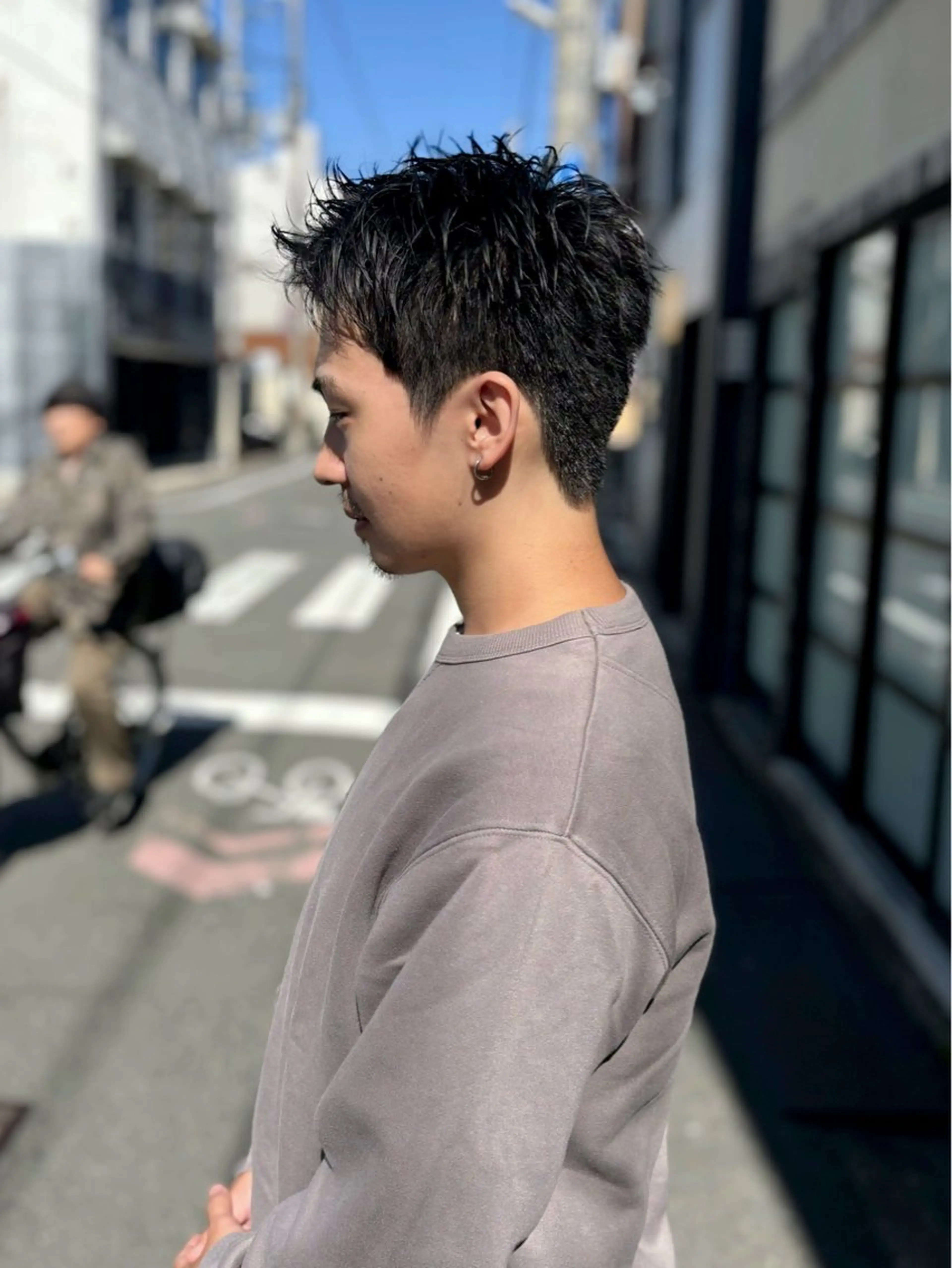 メンズ メンズショート スパイキーショート カット darts所属・マツダ レンのヘアスタイル