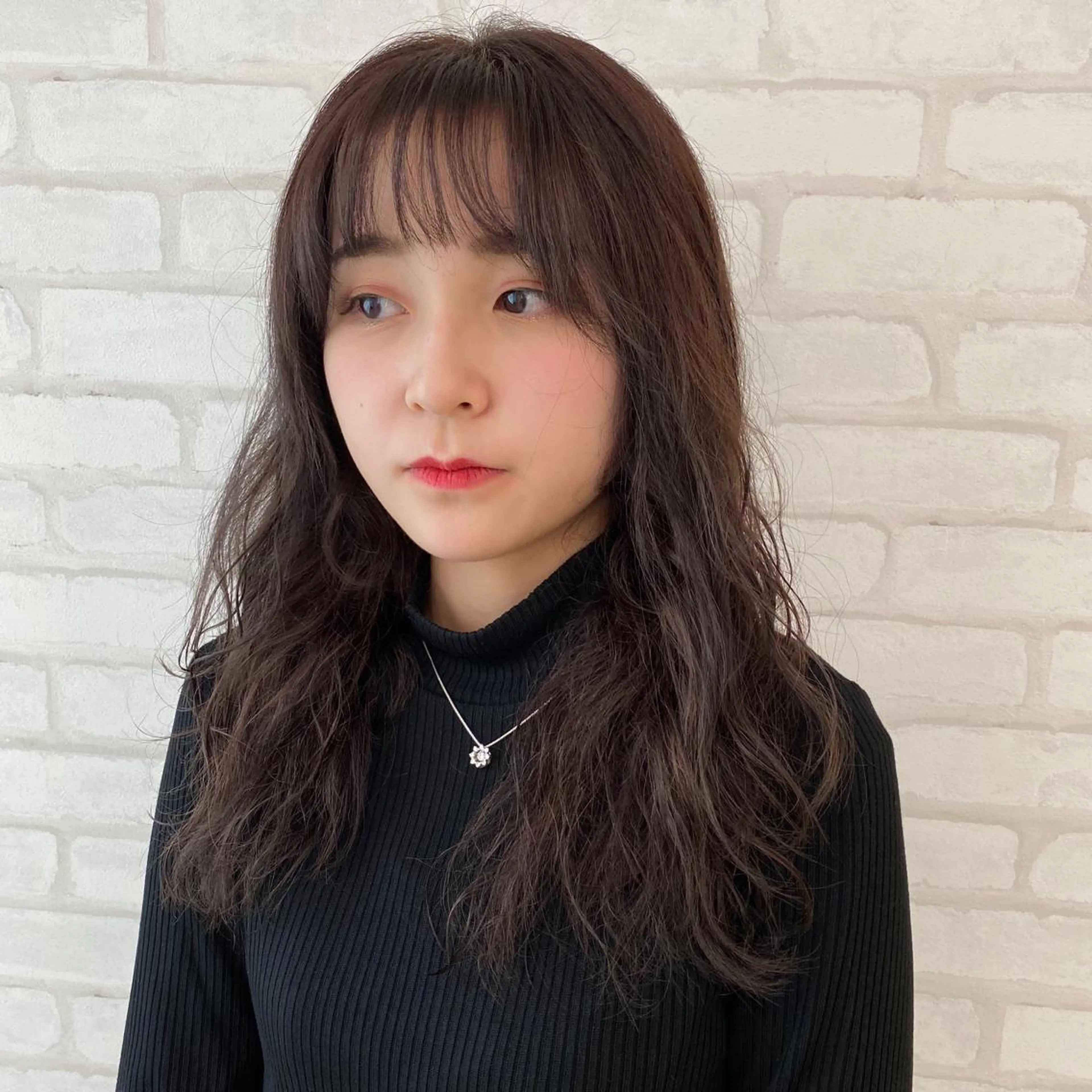 セミロング カラー パーマ abilita AZUSAのヘアスタイル