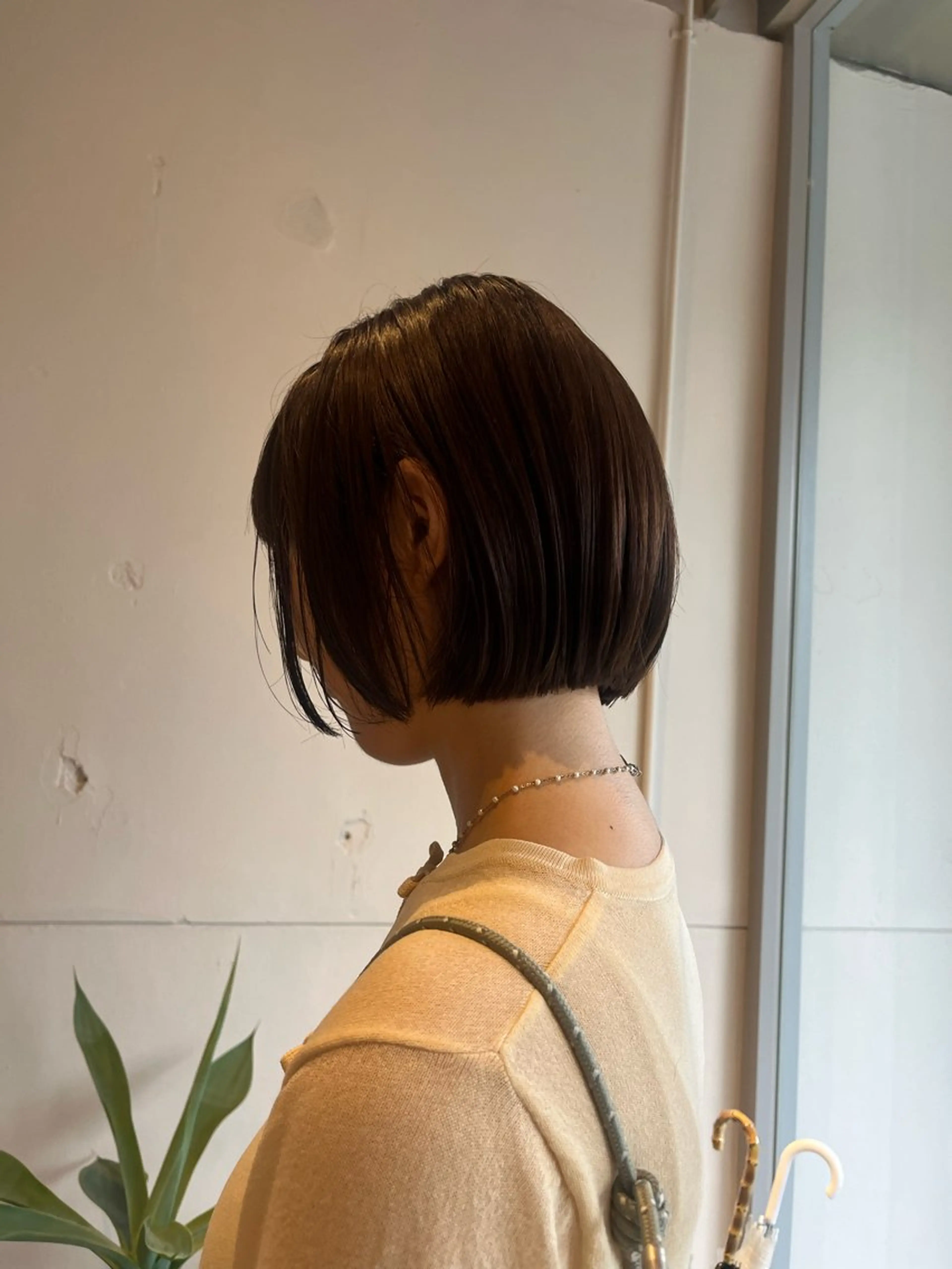 ミディアム 藤井 美歩/赤髪のヘアスタイル