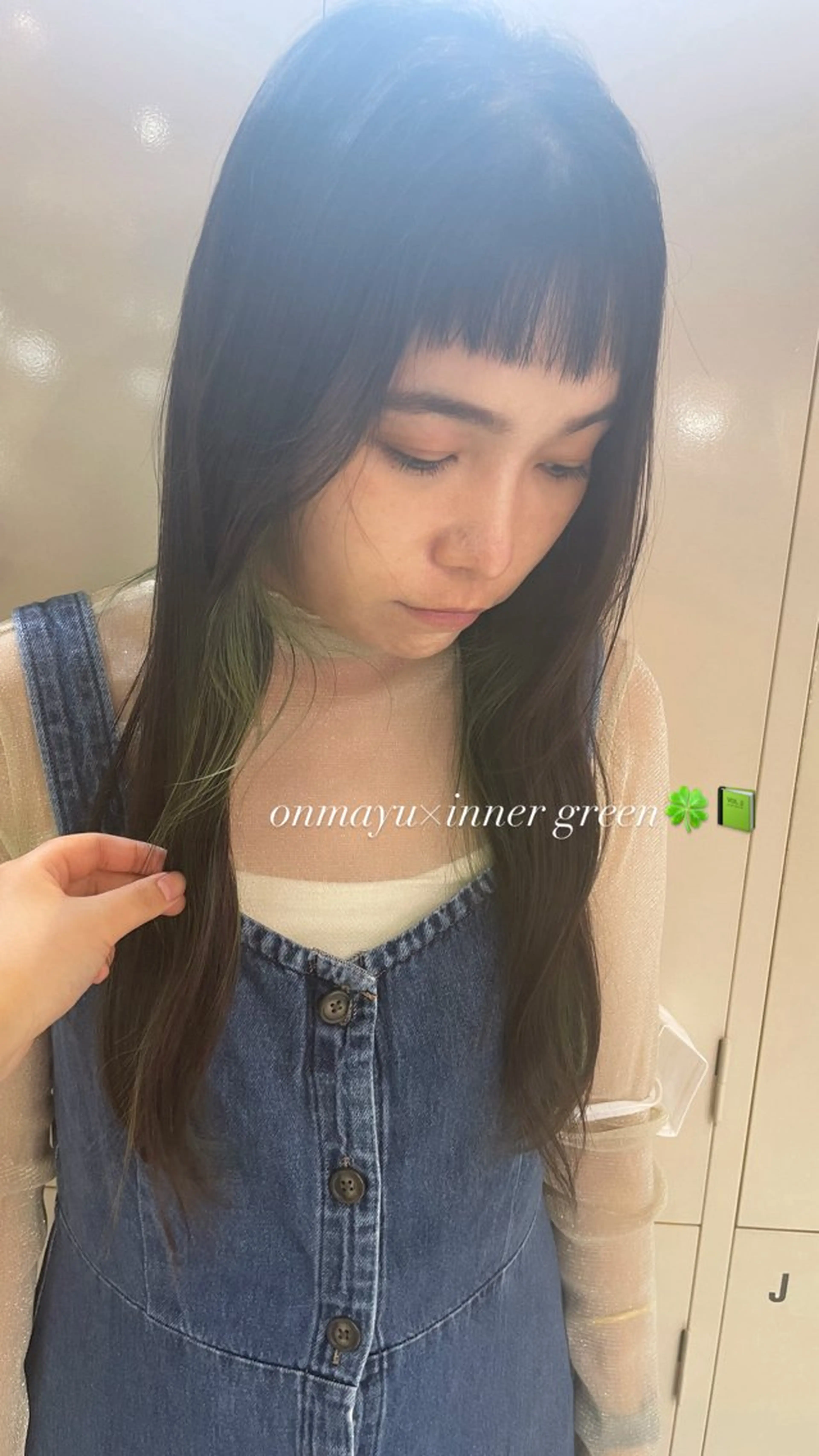 ロング カラー デザインカラー インナーカラー オン眉 ハイトーン×デザイン 🪽🫧HIKARIのヘアスタイル