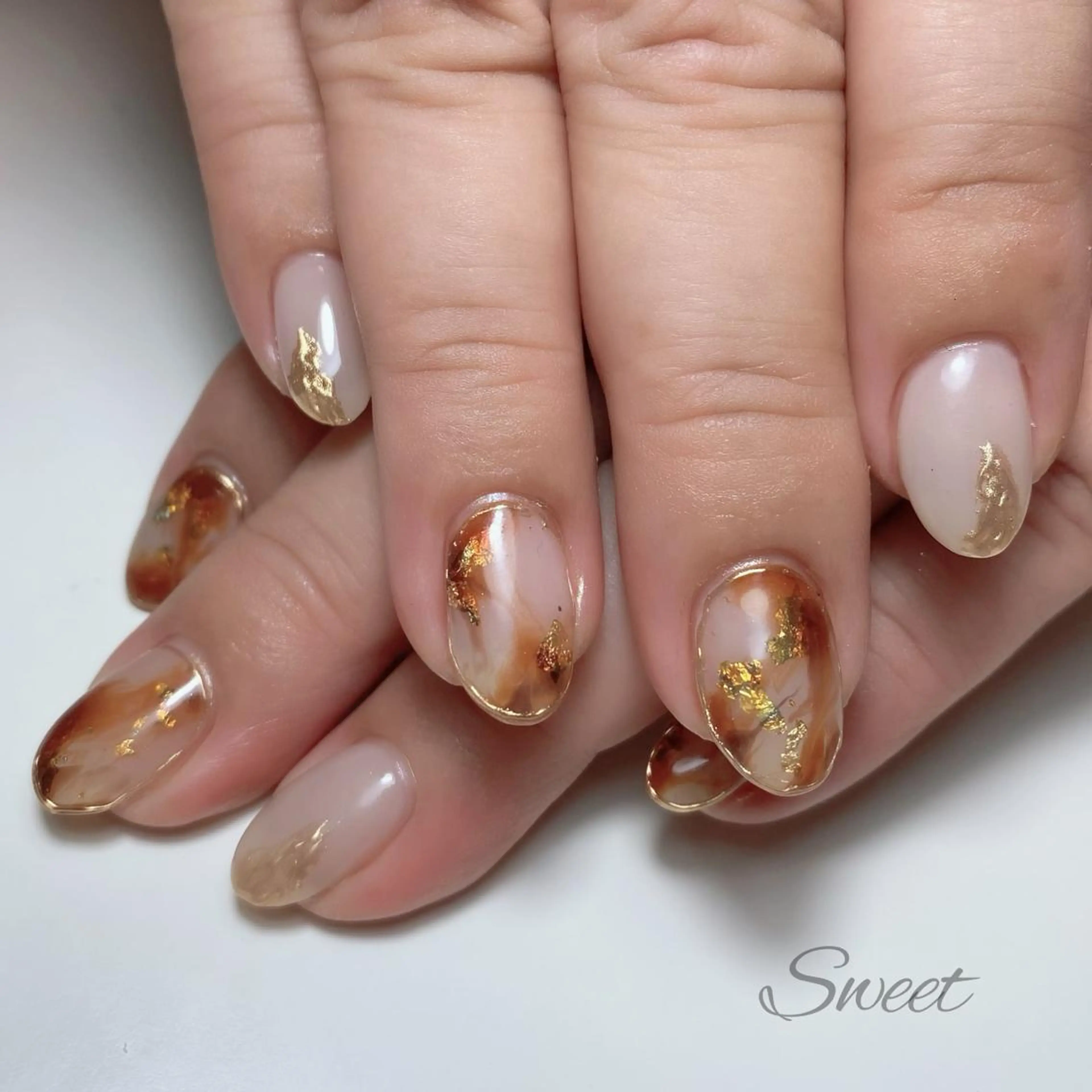 ネイル sweet 仲野陽子のネイルデザイン