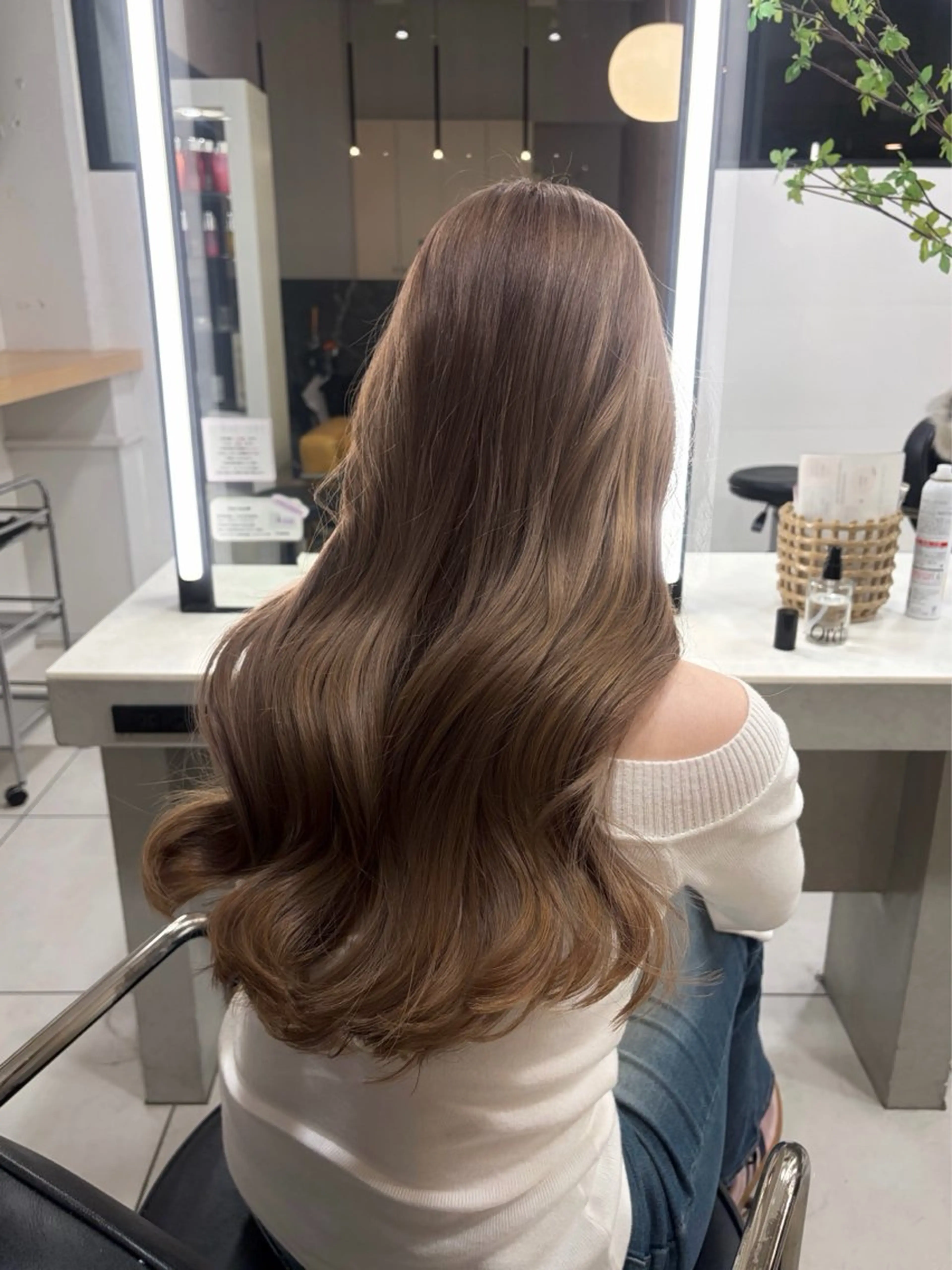 ロング ヘアカラー トリートメント 🎀透明感カラー🎀 稲垣至恩🎀のヘアスタイル