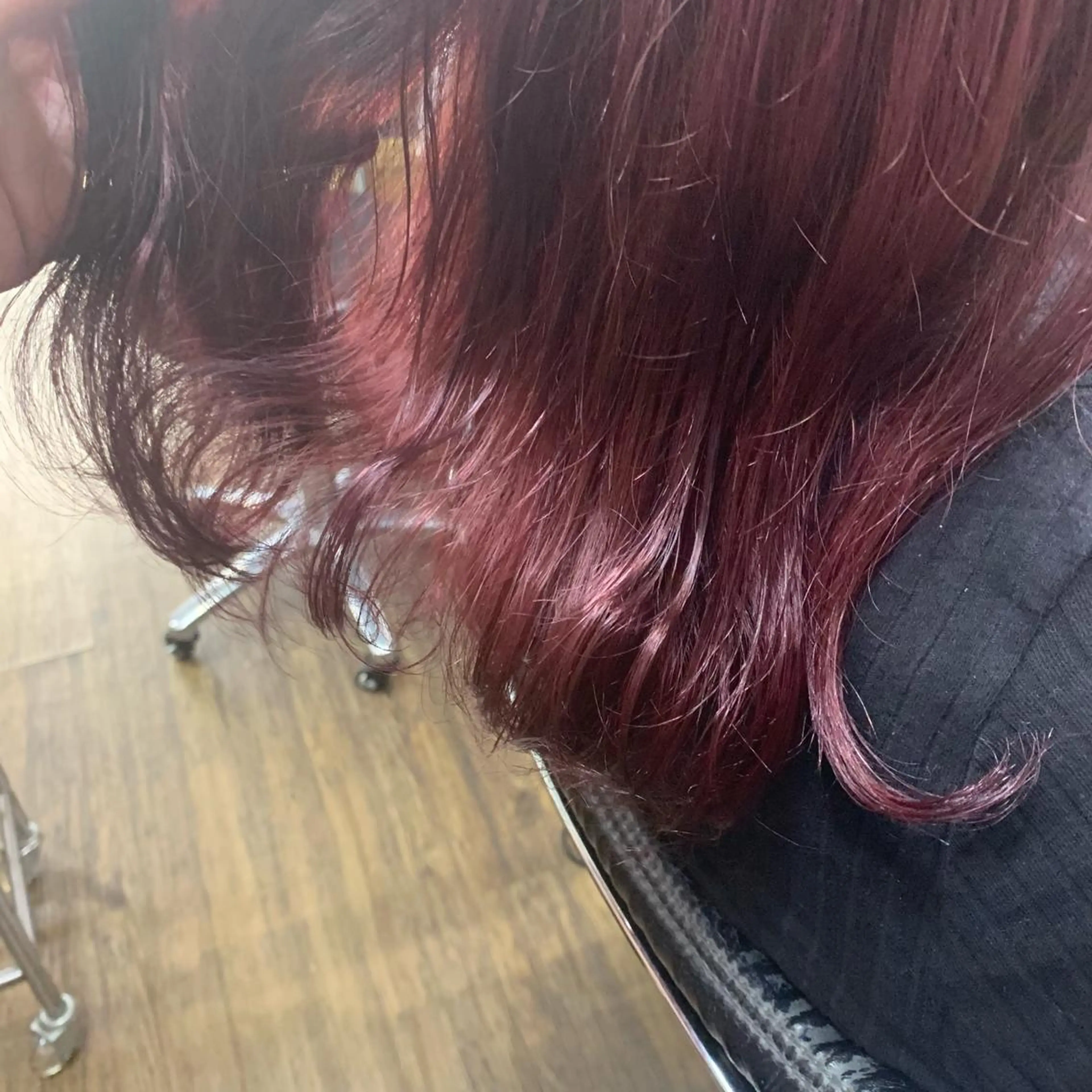 セミロング カラー ブリーチ chouette/ 根本優希のヘアスタイル