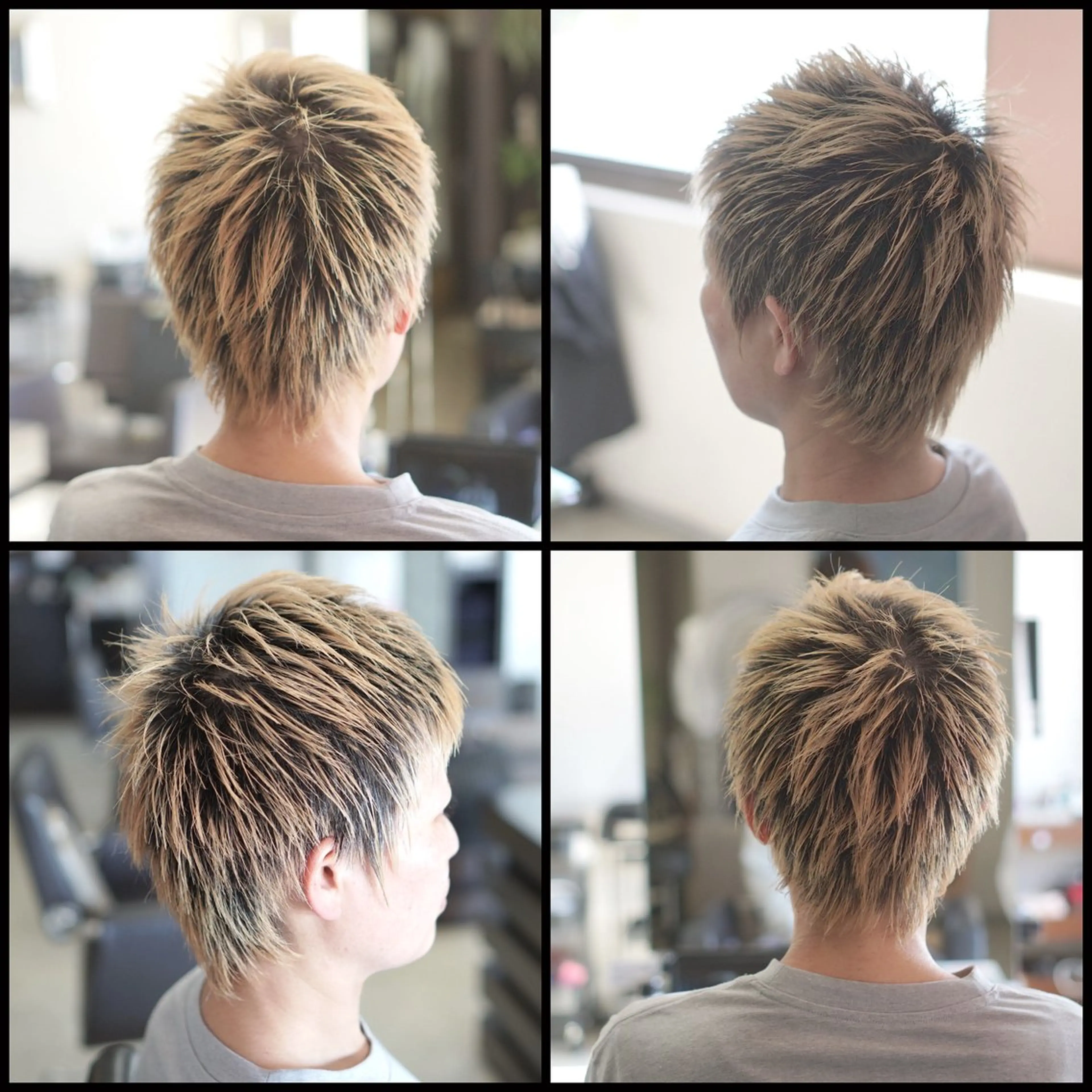 ショート カラー 中島 剛のヘアスタイル