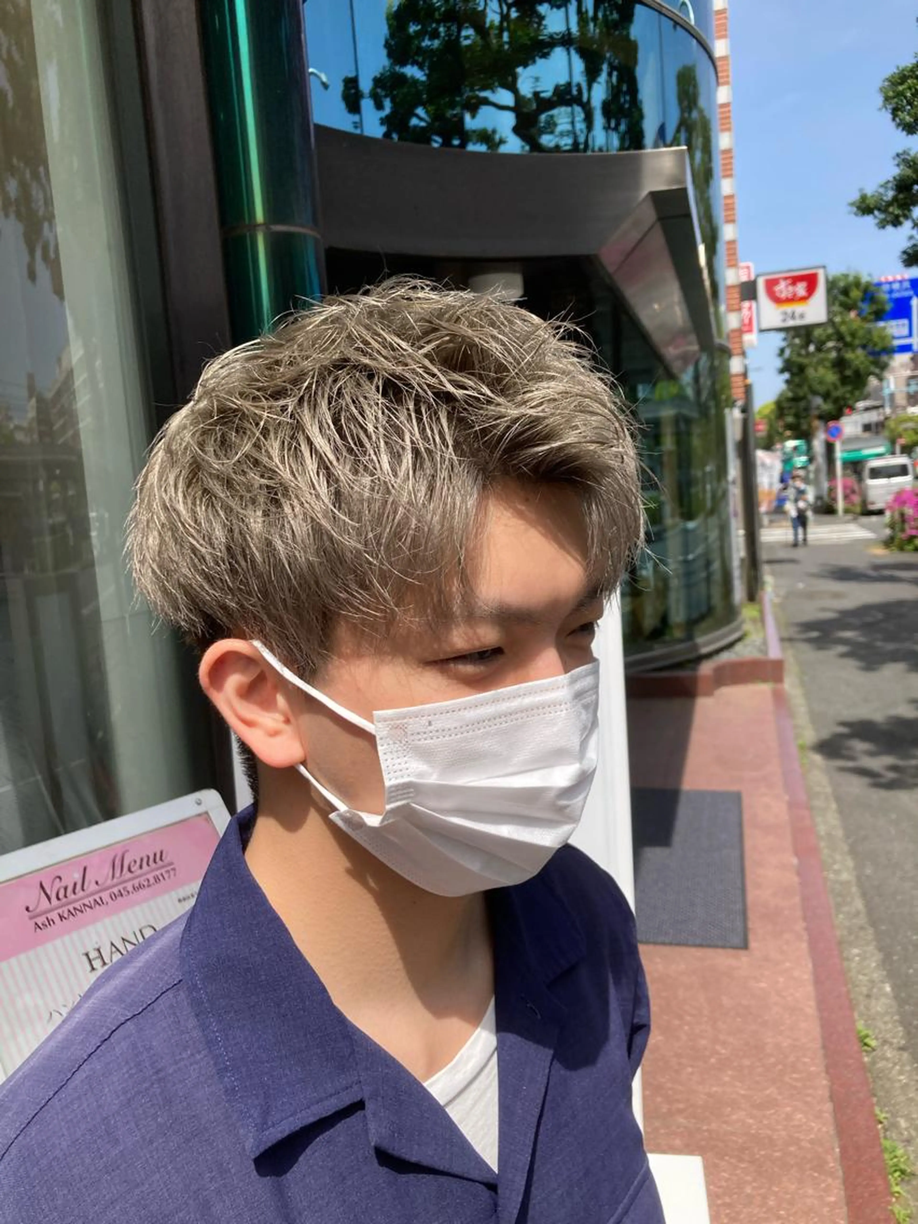 🌋選べるカラー白髪染めも◎🌋メンズカット+カラー+トリートメントの写真