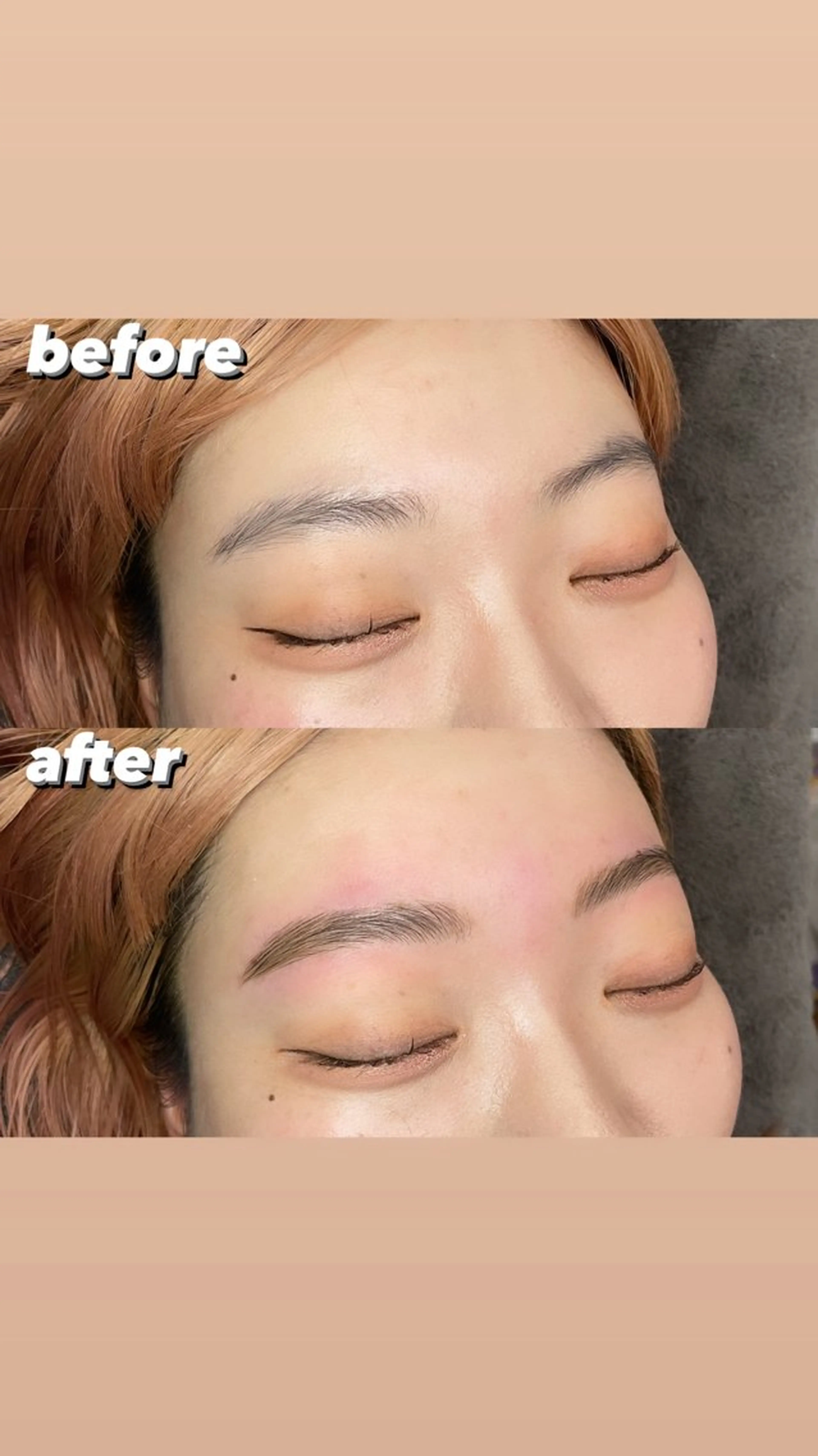 アイブロウ ハリウッドブロウリフト ワックス脱毛 その他(アイブロウ) Nico　山本 晃平の眉毛・アイブロウイメージ