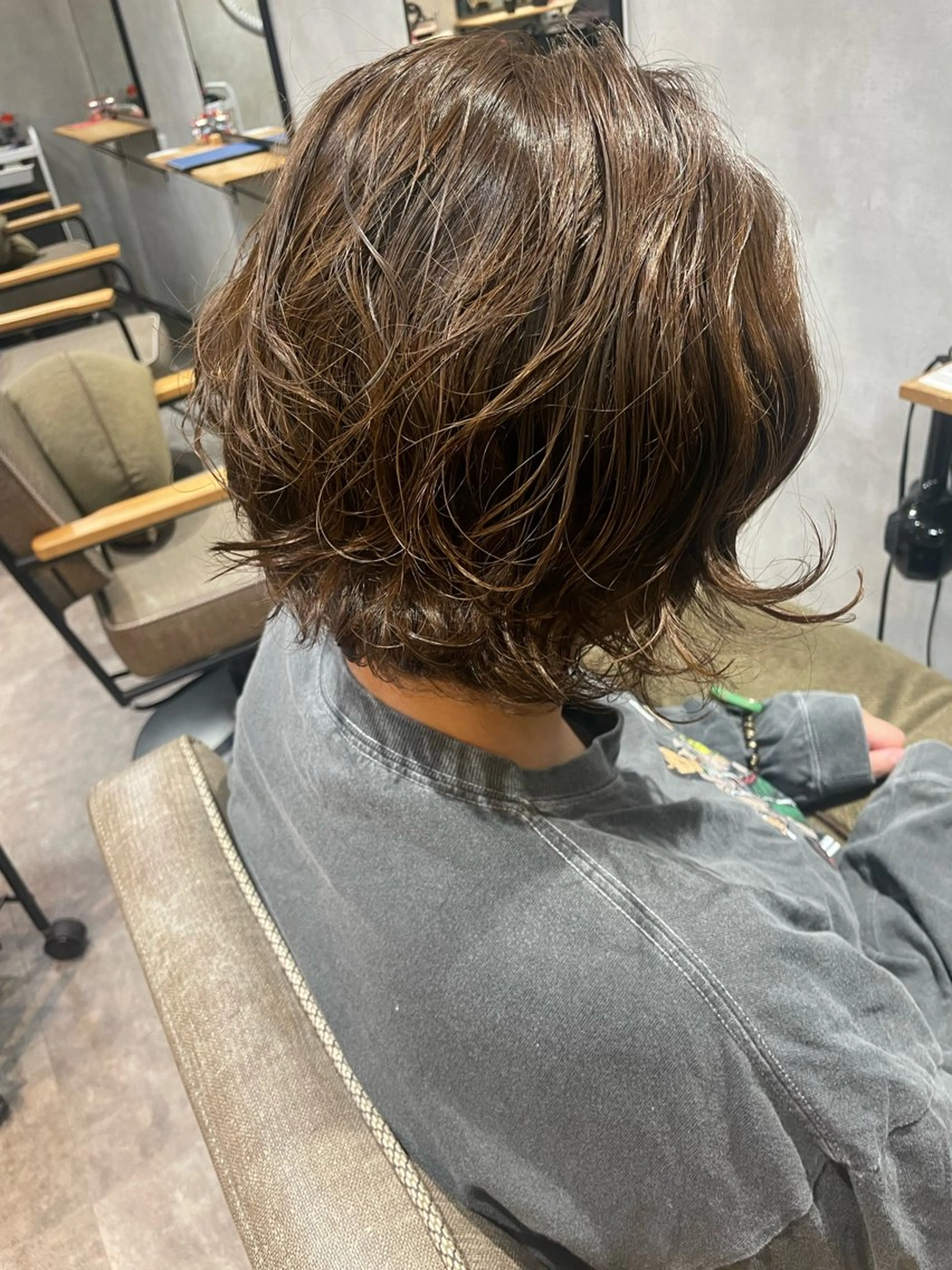 【平日限定】カット＋デザインパーマ＋2stepトリートメント　￥9900の写真