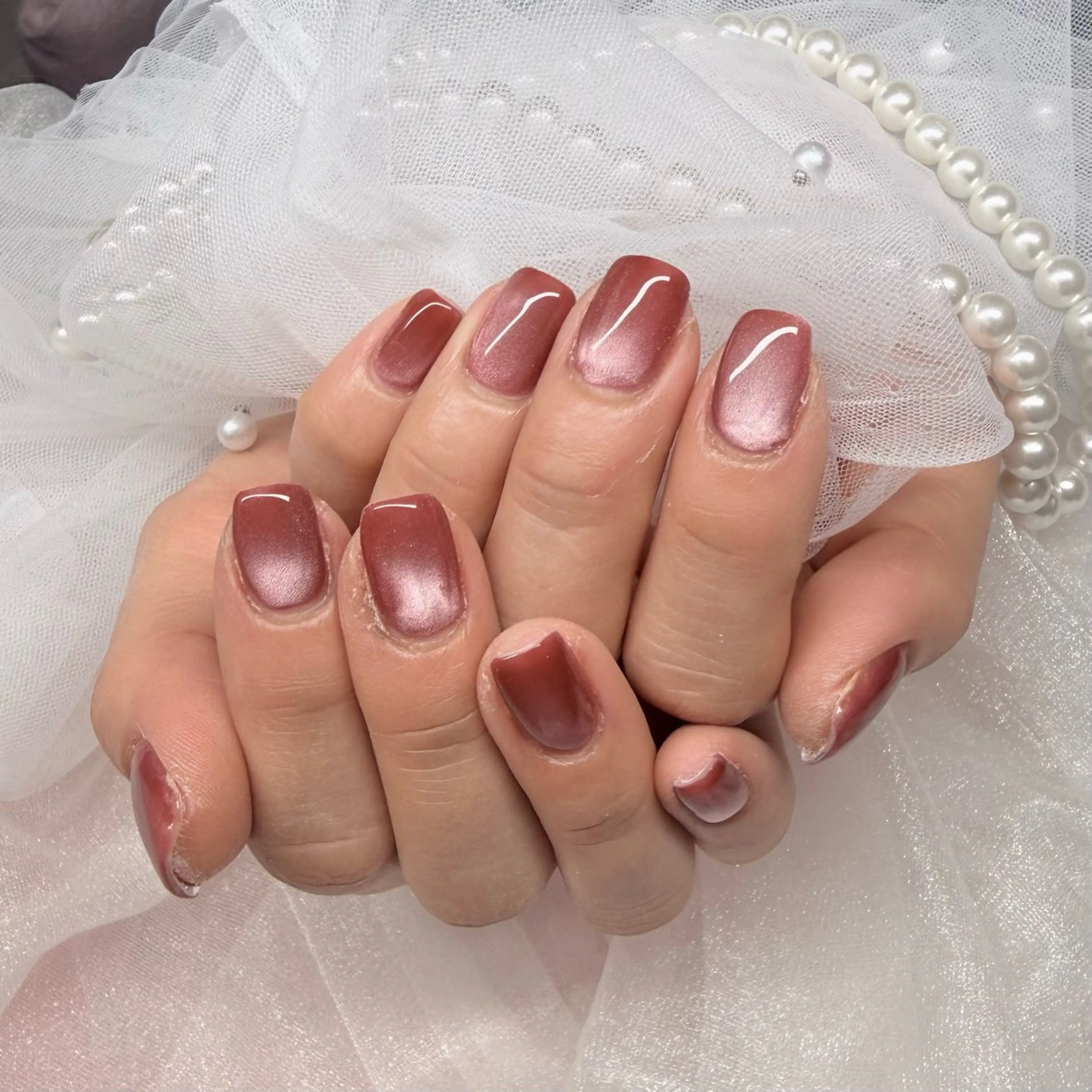 ネイル マグネットネイル ワンカラーネイル NailSalon MeMe所属・Nailsalon MeMe YUMIのネイルデザイン