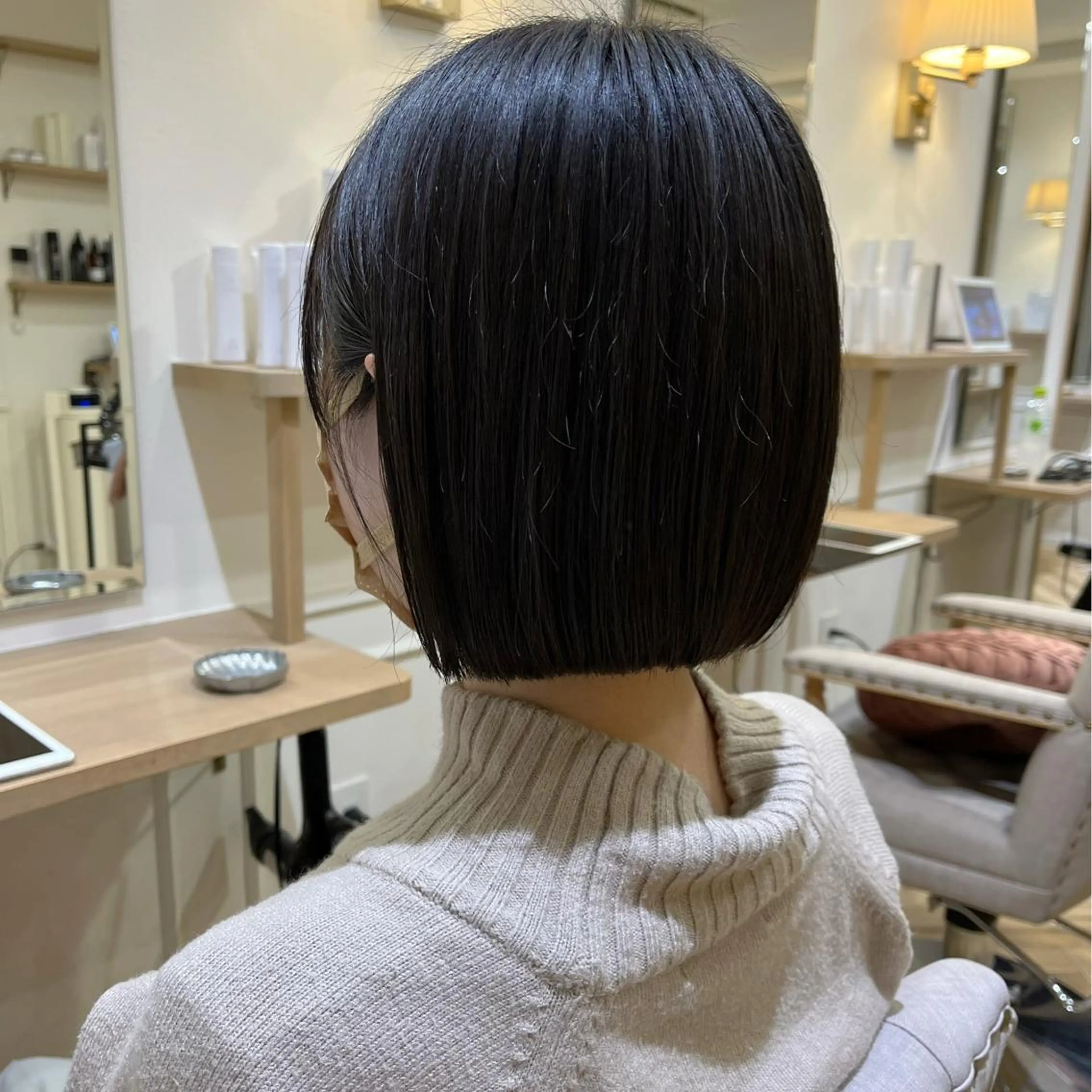 ショート カット ヘアカラー 韓国ﾍｱ&ｼｮｰﾄ ボブ💜桑原のヘアスタイル