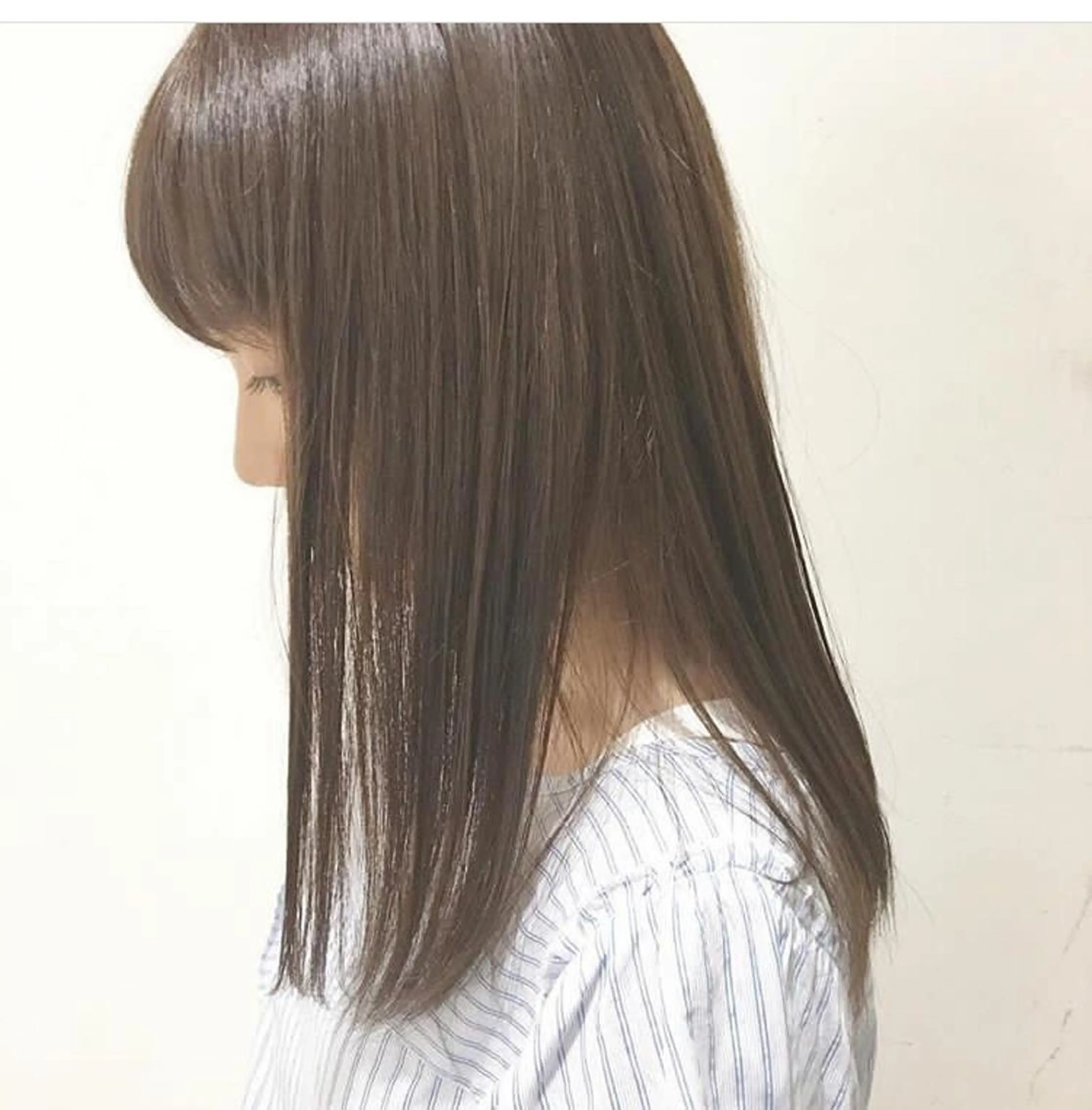 ロング カラー アッシュ イルミナカラー Nyne所属・🍀失敗しない 縮毛矯正熊谷竜馬🍀のヘアスタイル