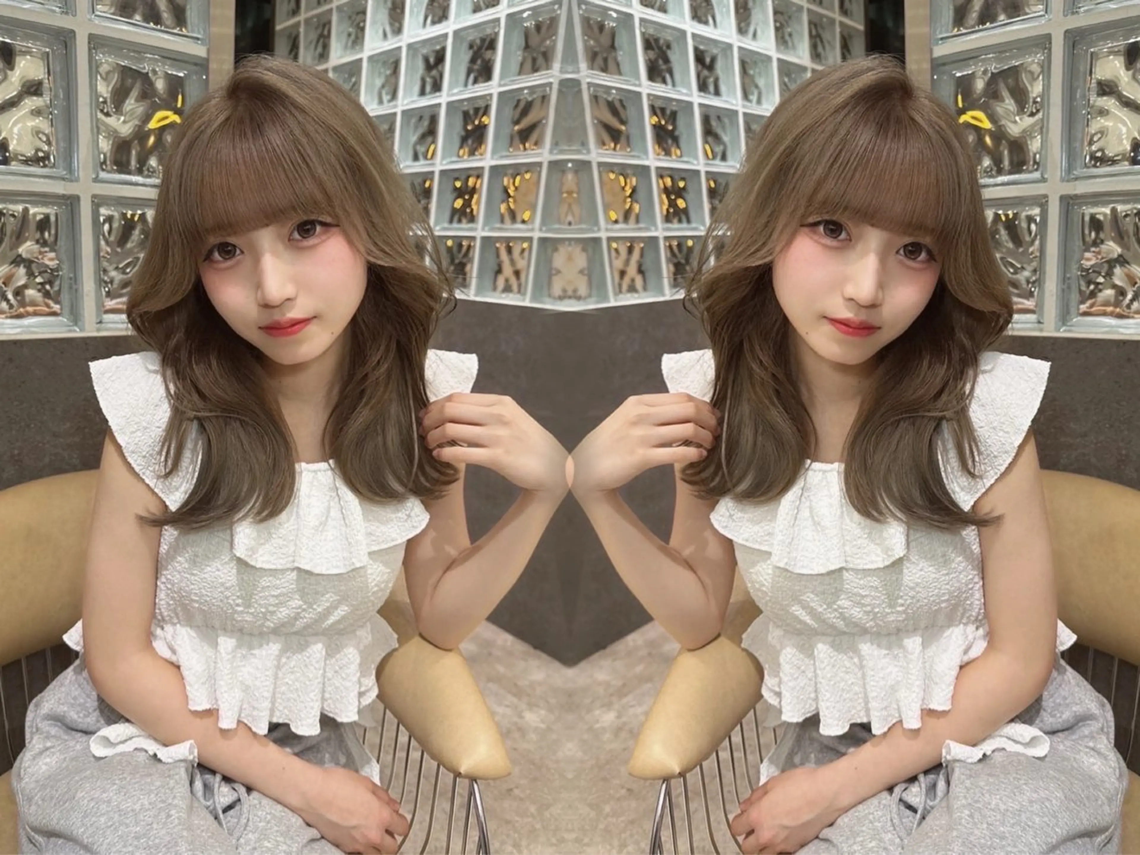 ロング カラー 透明感×艶ハイトーン Takeruのヘアスタイル