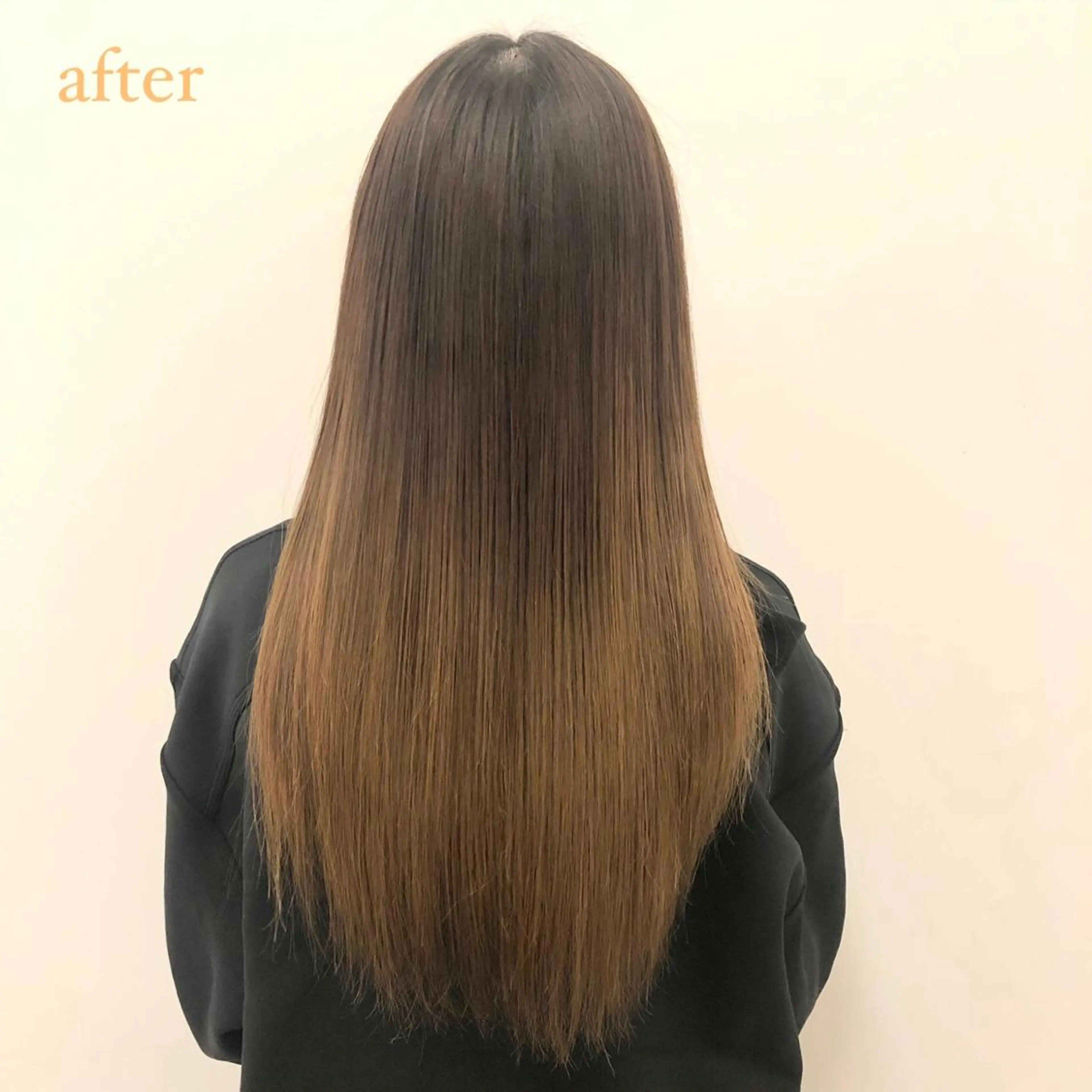 ロング カラー パーマ トリートメント 酸熱トリートメント GO TODAY  SHAiRE SALON岡山所属・Sana/ 耳ツボ/インナーのヘアスタイル