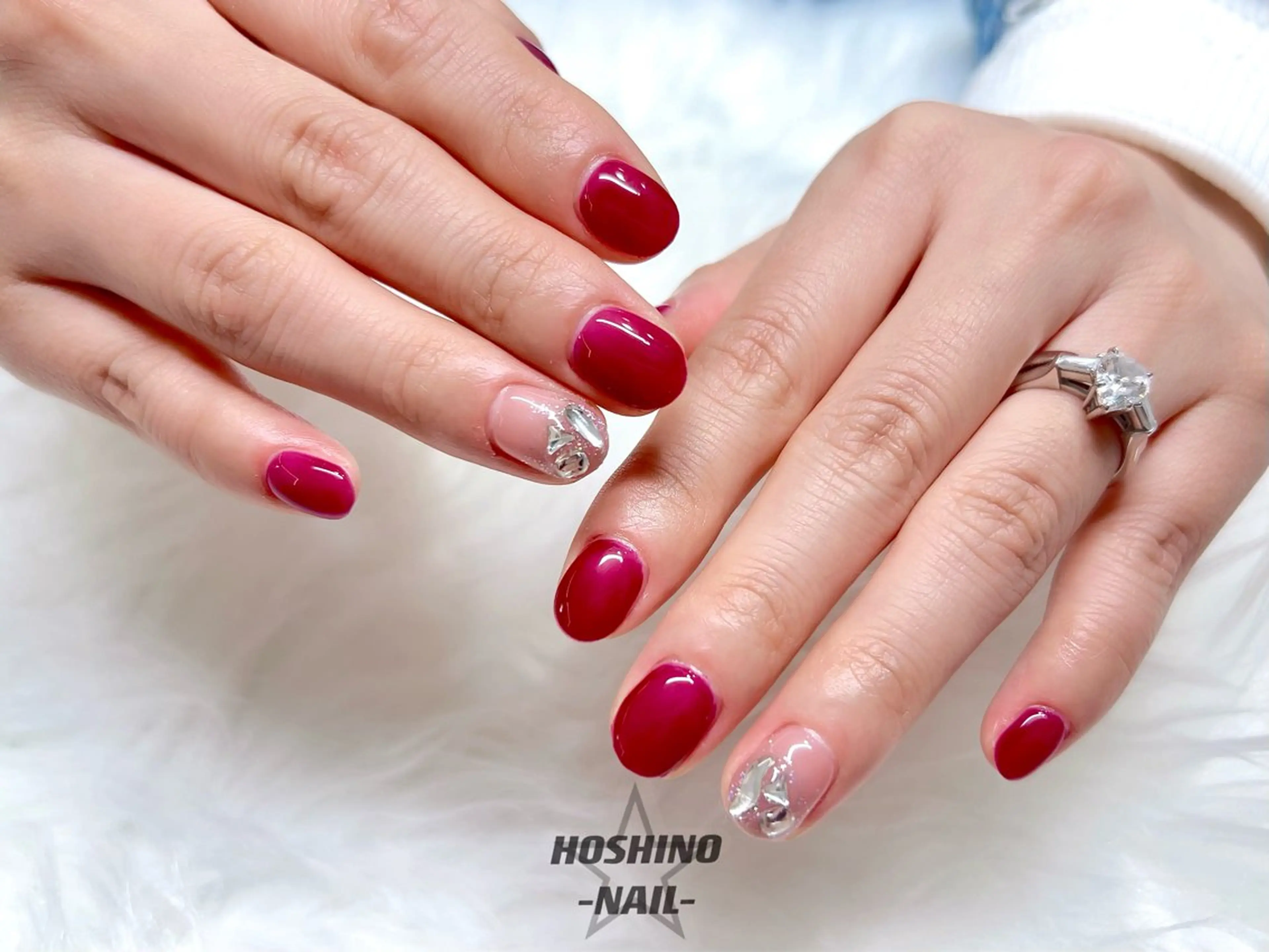 ネイル 長さ出し フットネイル ジェルネイル 韓国ネイル マグネットネイル ハンドネイル ★HOSHINO NAIL★新宿店のネイルデザイン