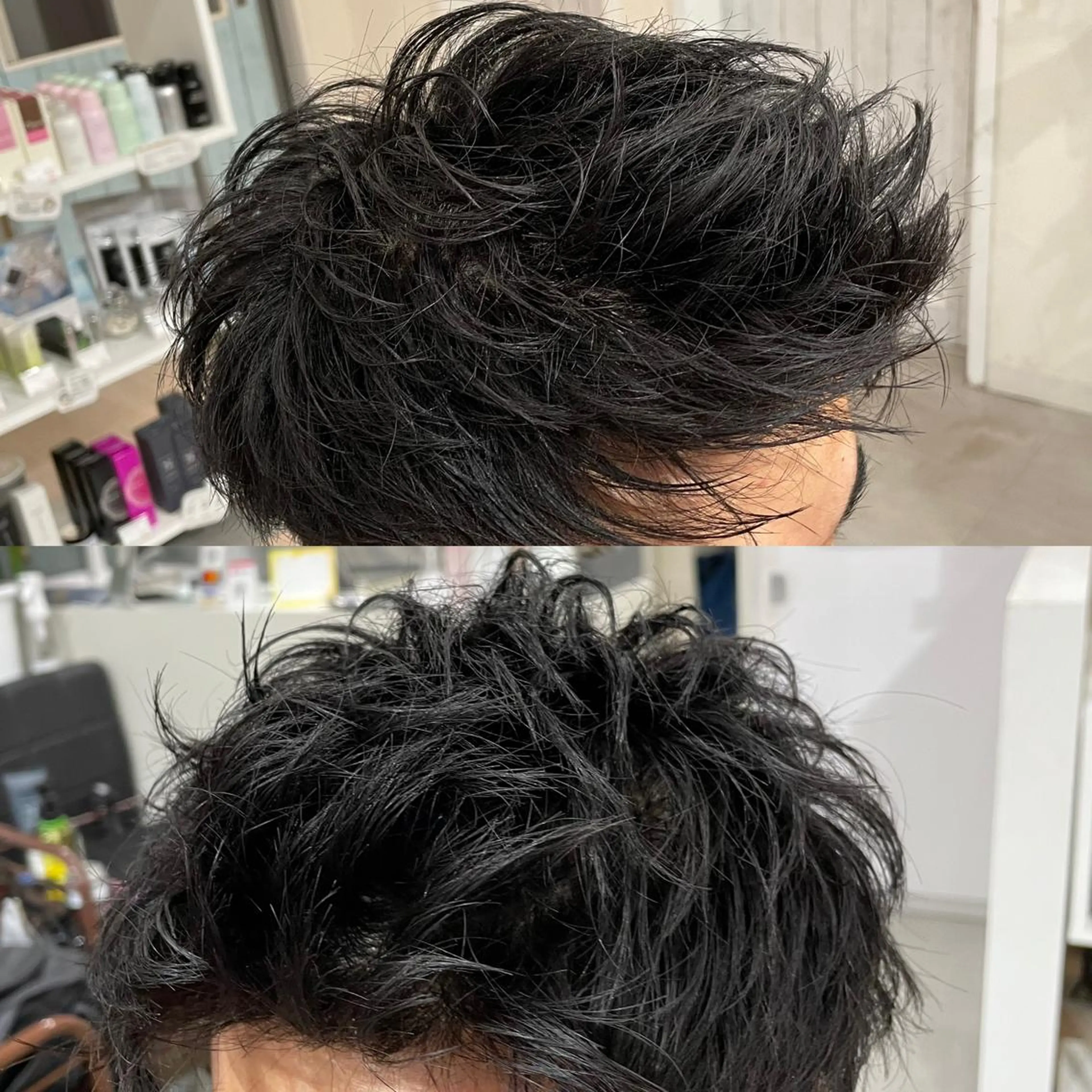 ショート メンズ モヒカン カット かんばら りょーいのヘアスタイル