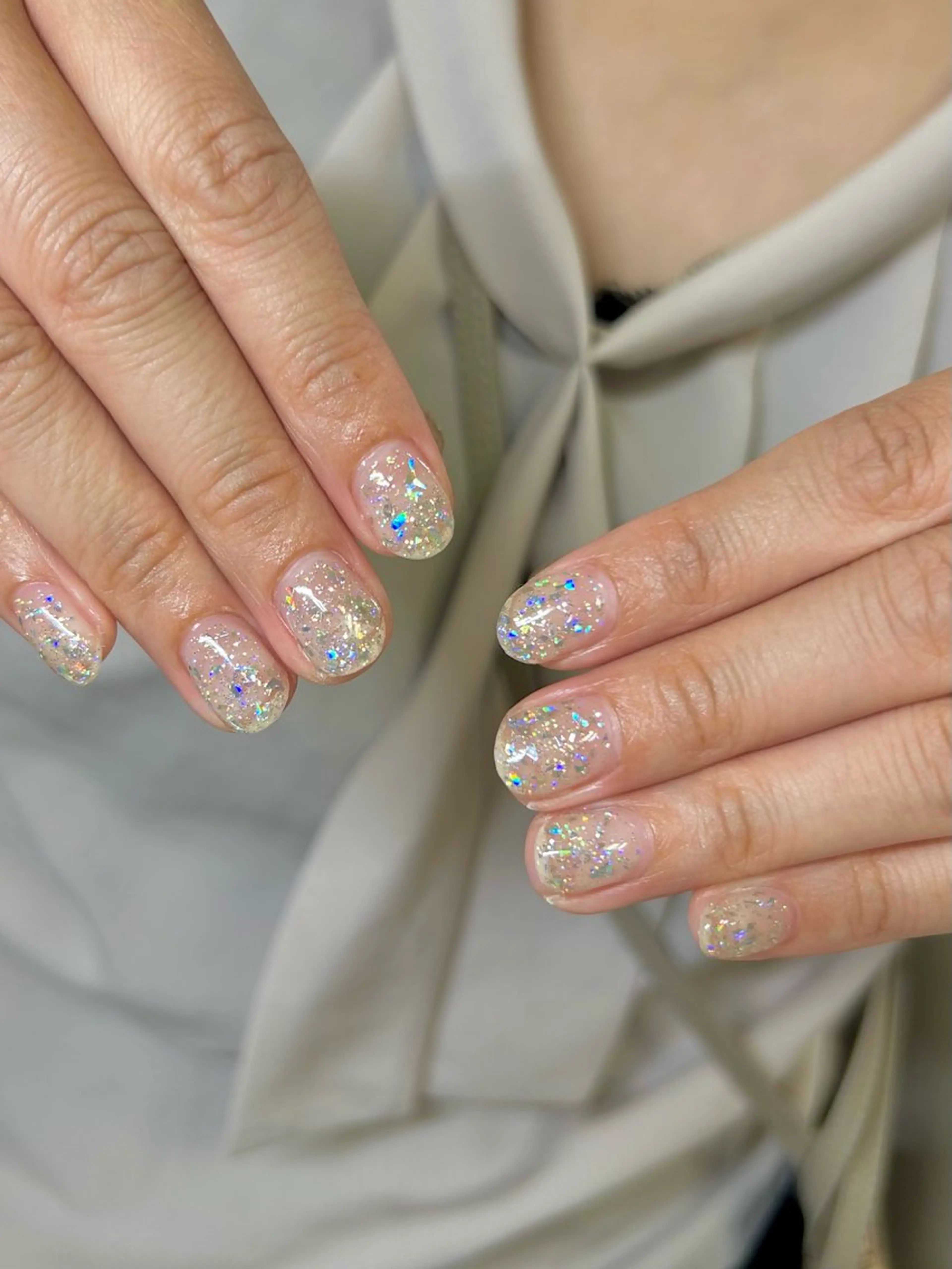 ネイル ラメ(グリッター) ワンカラーネイル private nailsalon Alice所属・Alice / Nanaのネイルデザイン