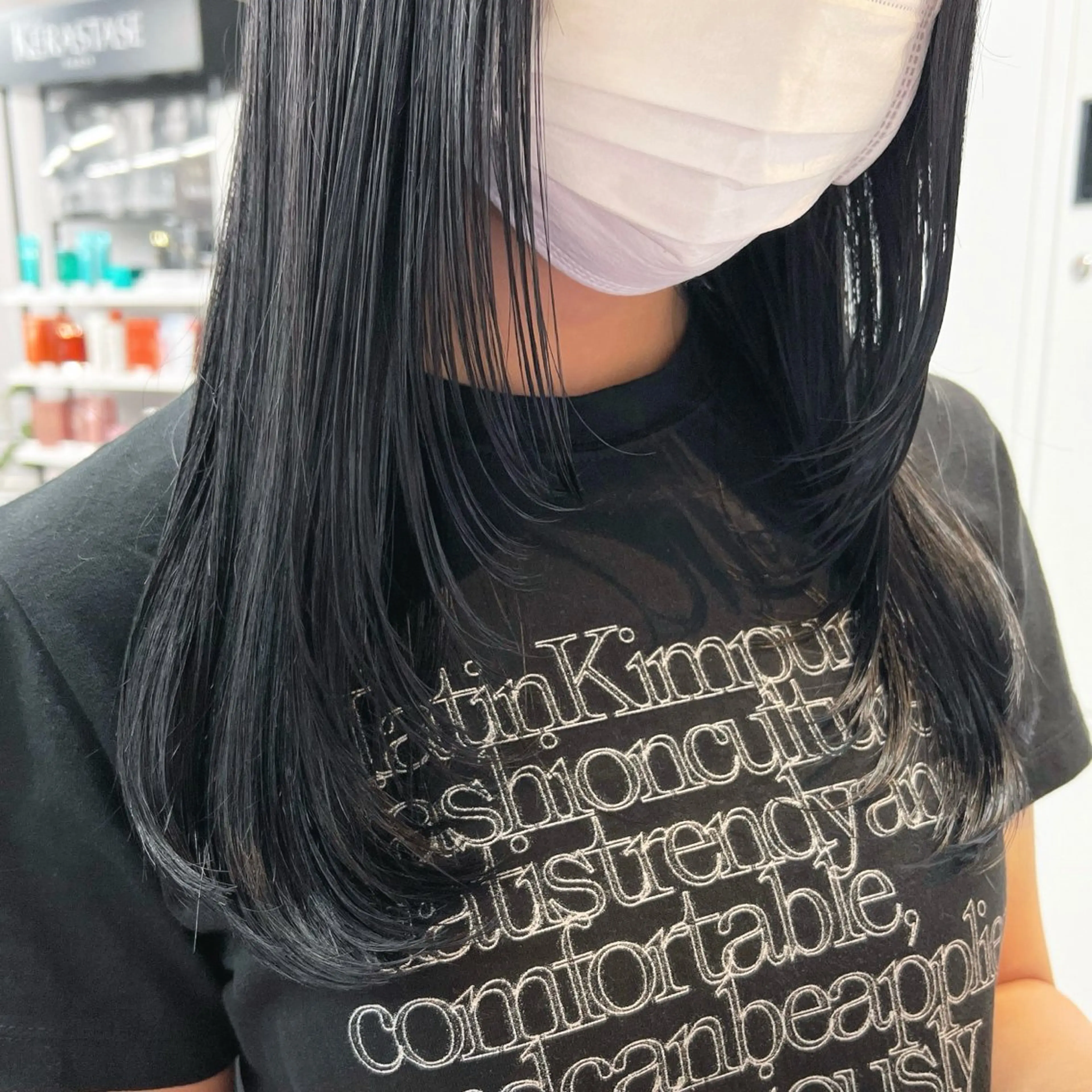 ロング カラー カット ヘアカラー JUNSHIN🦋 ヘアセット／カラーのヘアスタイル