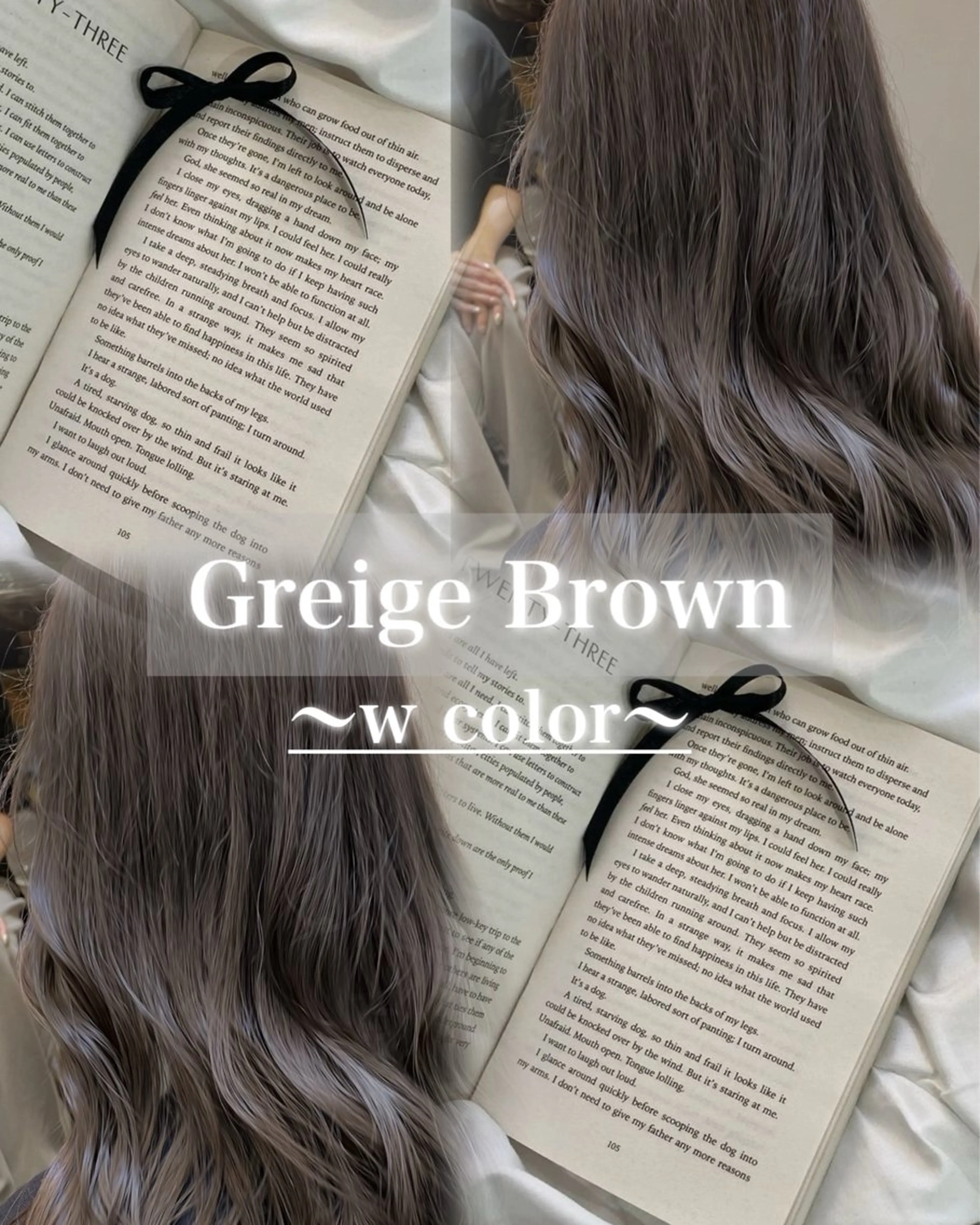 ロング カラー カット ヘアカラー トリートメント 🫧韓国レイヤー 艶ベージュ🤎ユウキのヘアスタイル