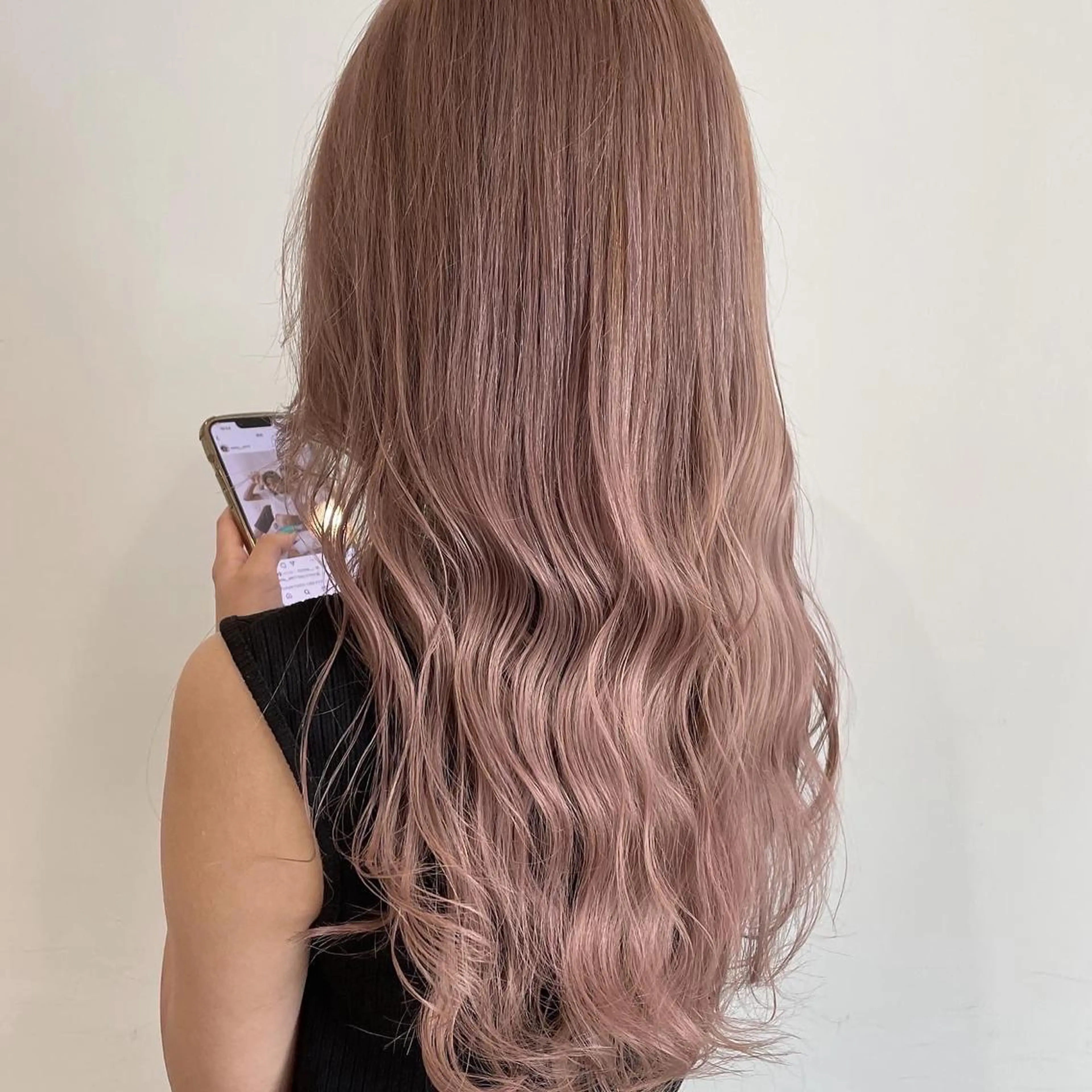 セミロング バレイヤージュモデル 小林匠❤️‍🔥のヘアスタイル