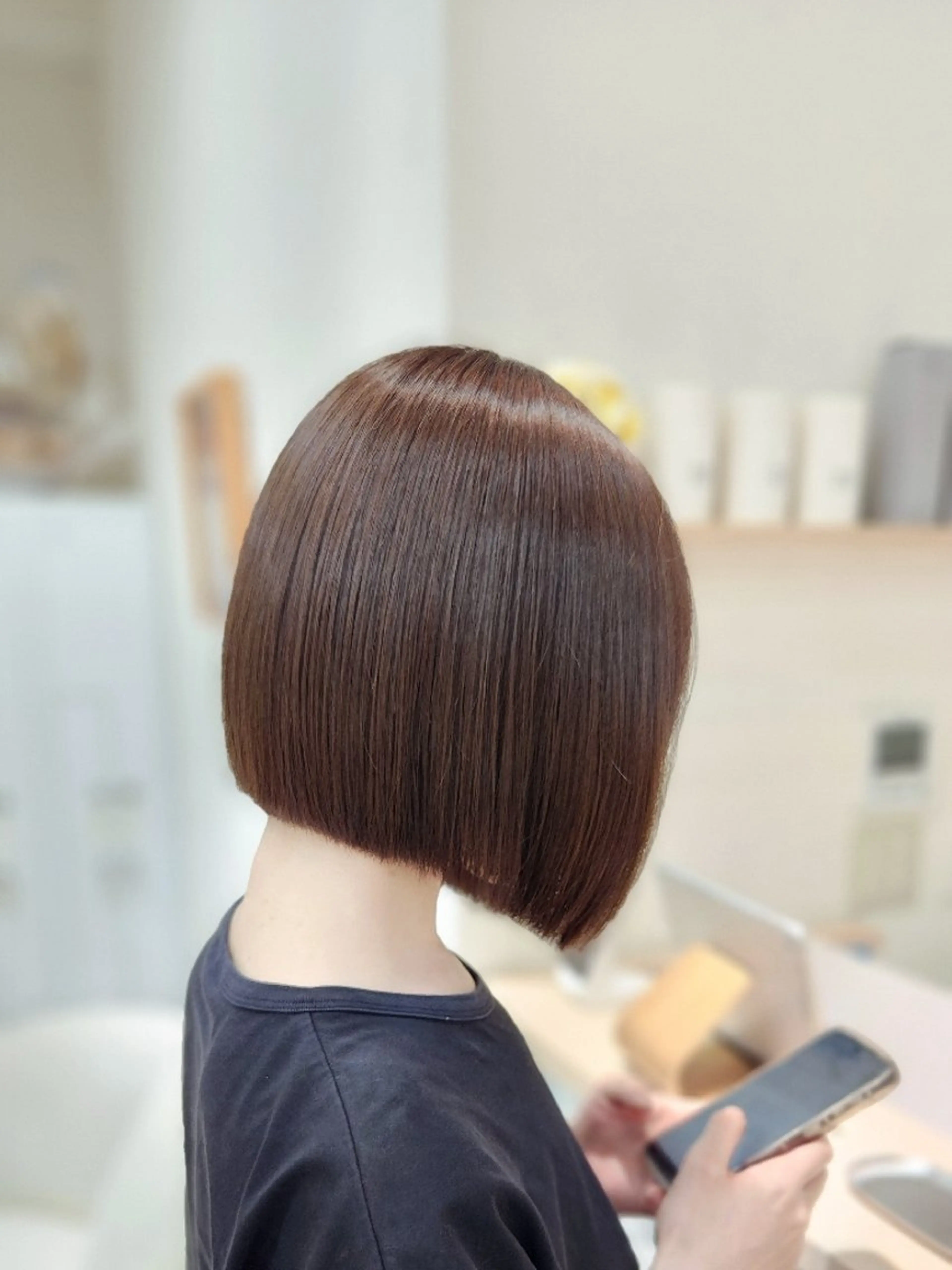 ショート 髪質改善 トリートメント 【縮毛矯正/髪質改善 カラー】yumiのヘアスタイル