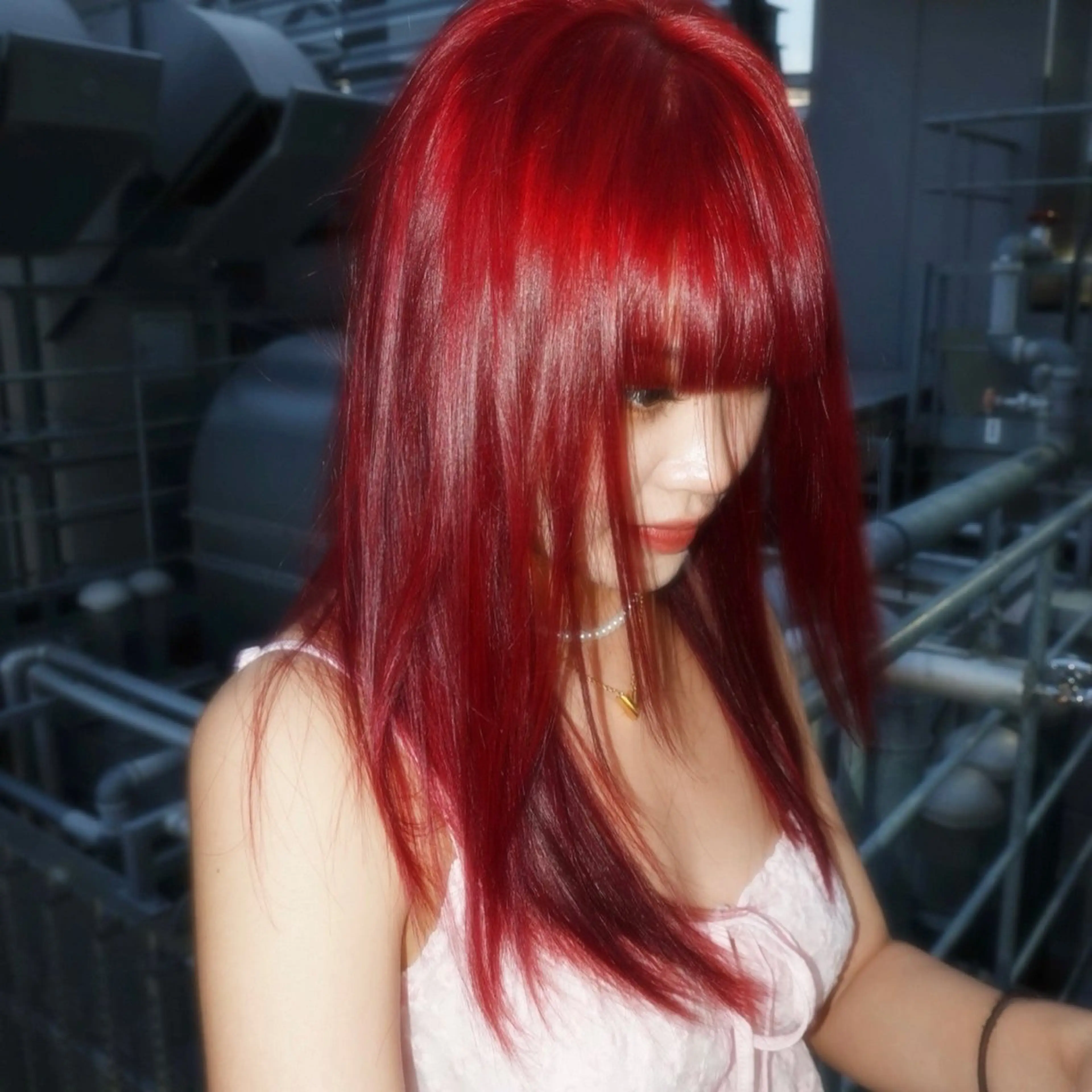 ロング カラー ヘアカラー bloc japon所属・ﾌﾞﾚｲｽﾞ˚✧₊⁎ ﾚｲﾔｰToriのヘアスタイル