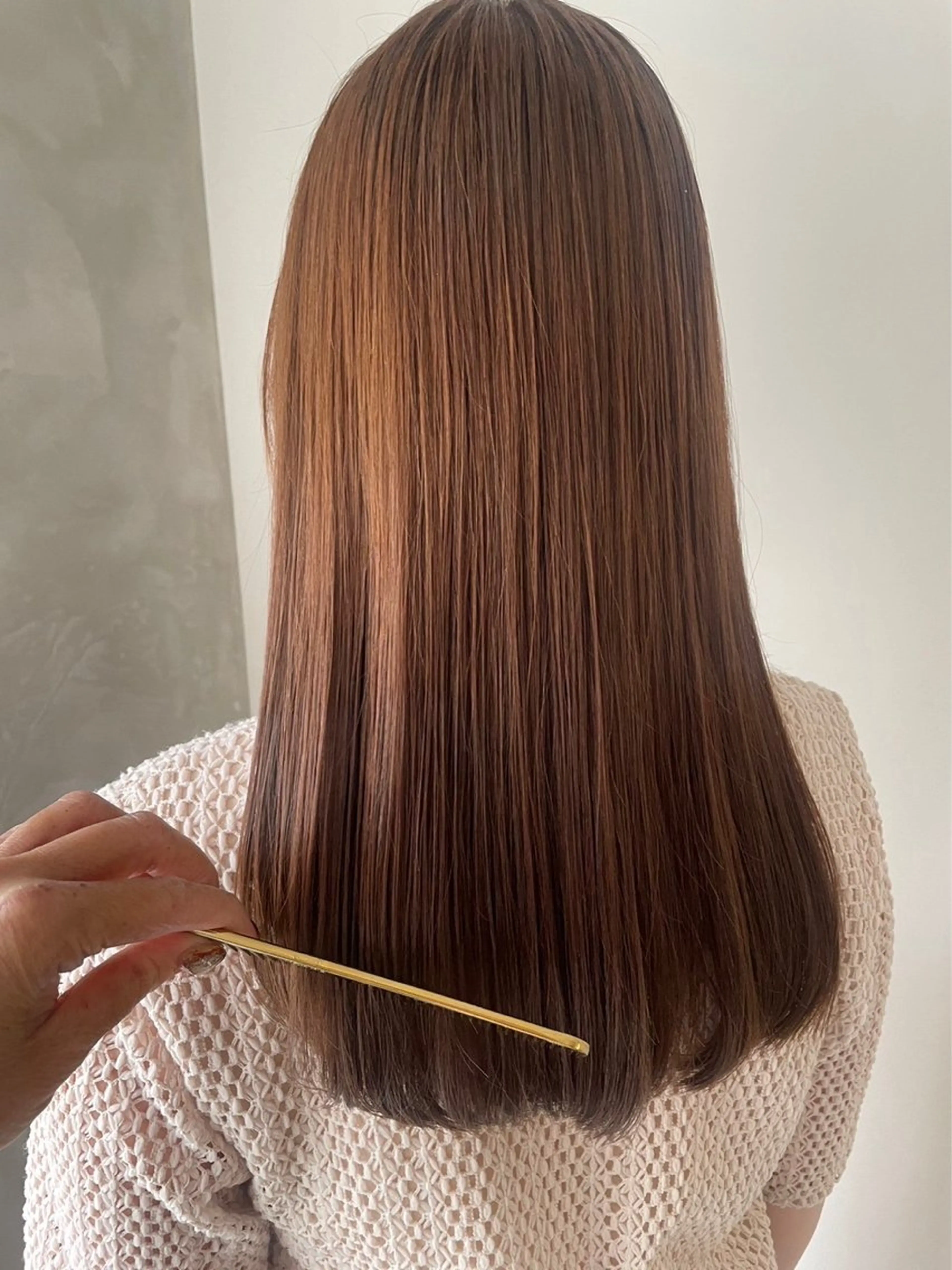 ロング カラー 透明感ハイトーン/ まつ毛パーマ/セイナのマツエク・マツパデザイン