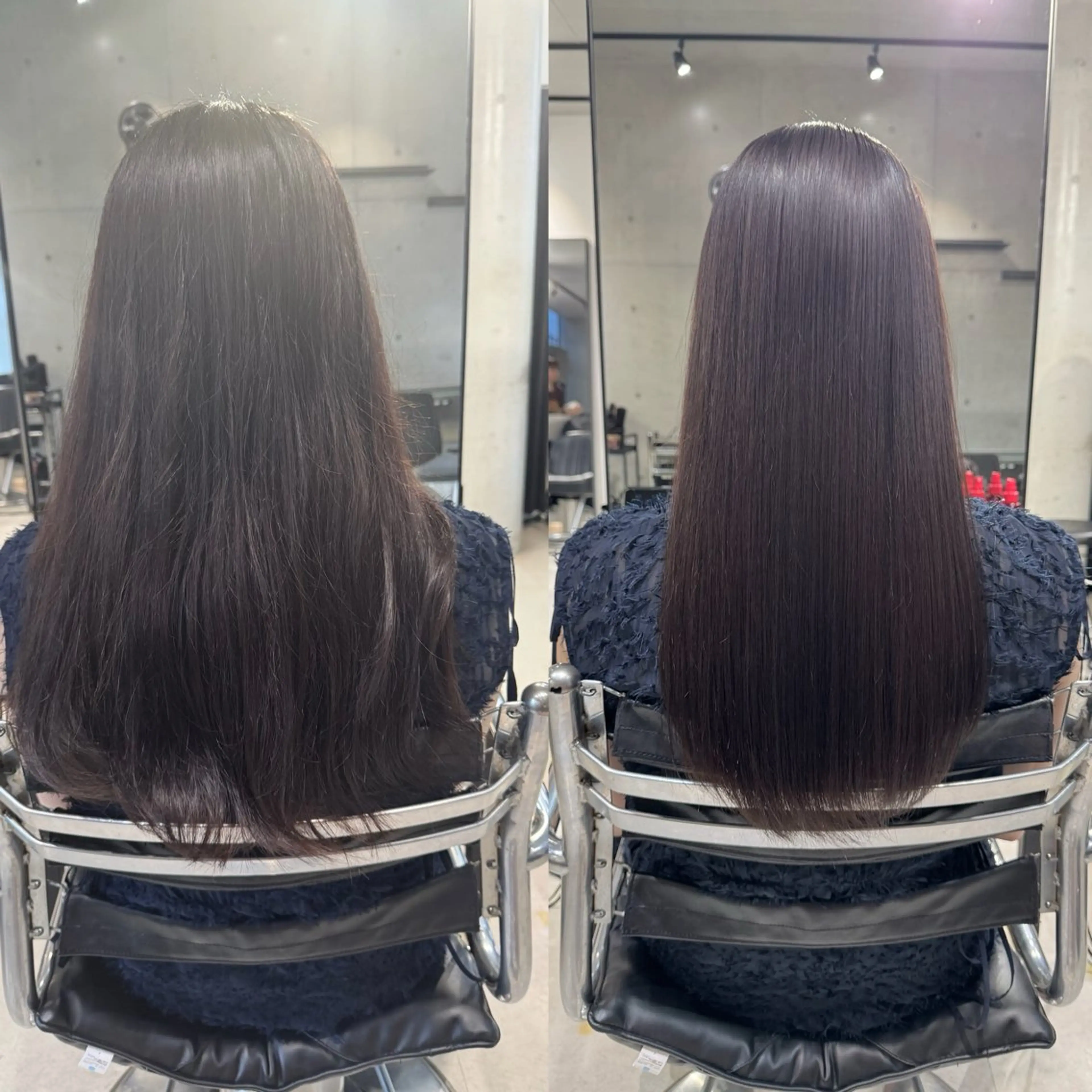 ロング カラー パーマ ヘアアレンジ カット ヘアカラー 縮毛矯正 トリートメント ヘアセット 透明感/オリーブ/ グレージュ/YUKAのヘアスタイル