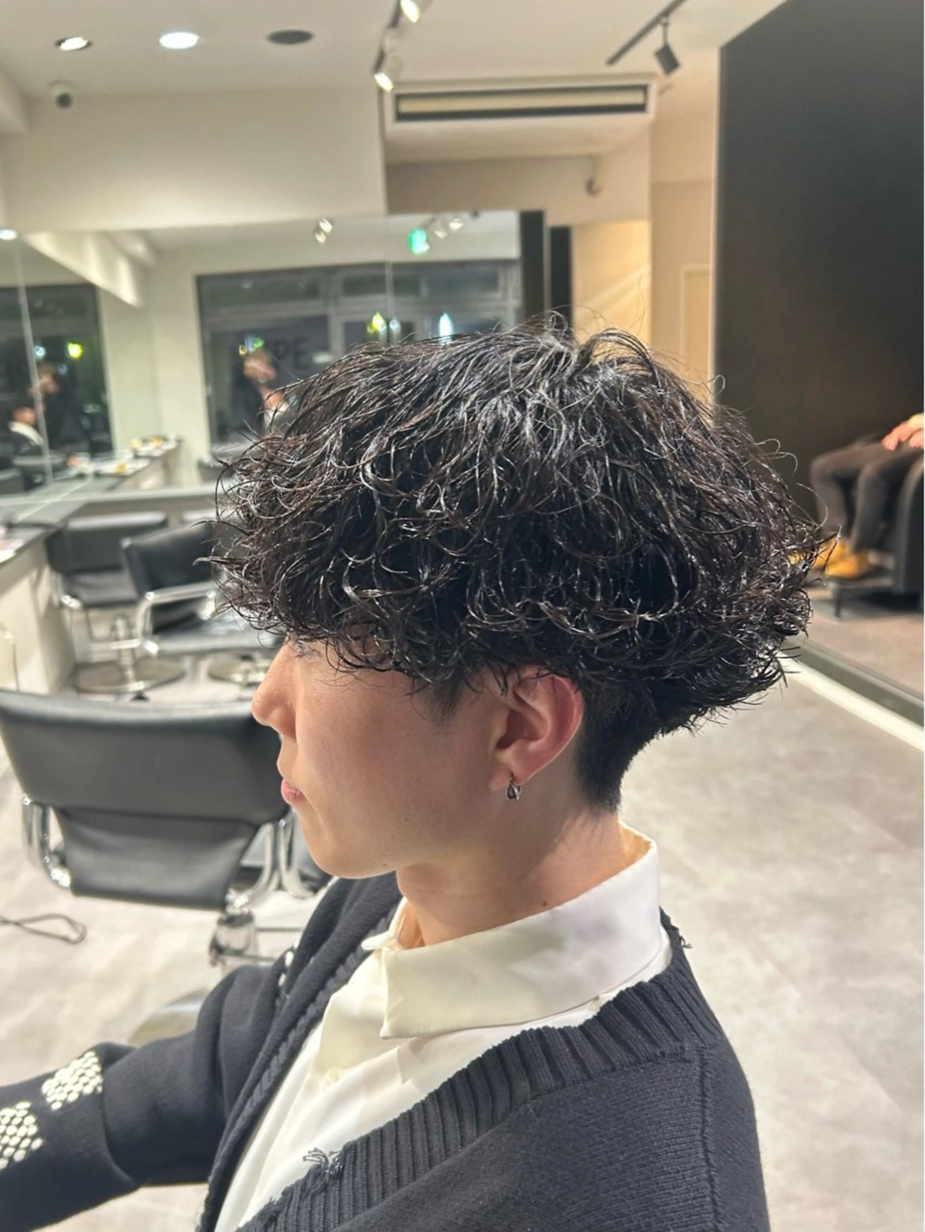 ショート パーマ メンズ カット パーマ 🌀メンズパーマ特化 /しゅうと🌀のヘアスタイル