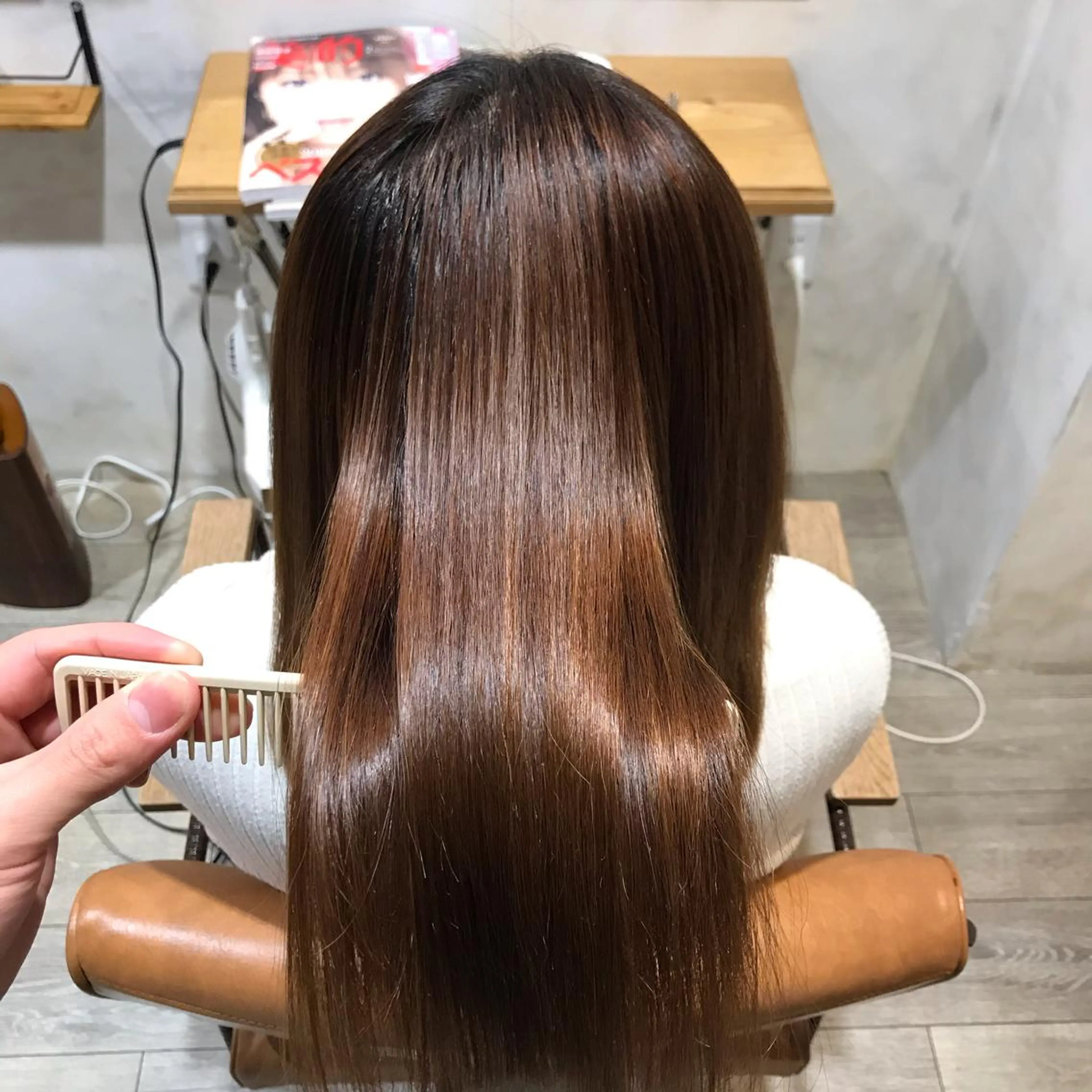 カラー パーマ 縮毛矯正 keshiki大名所属・Keshiki大名 安部 真輝のヘアスタイル