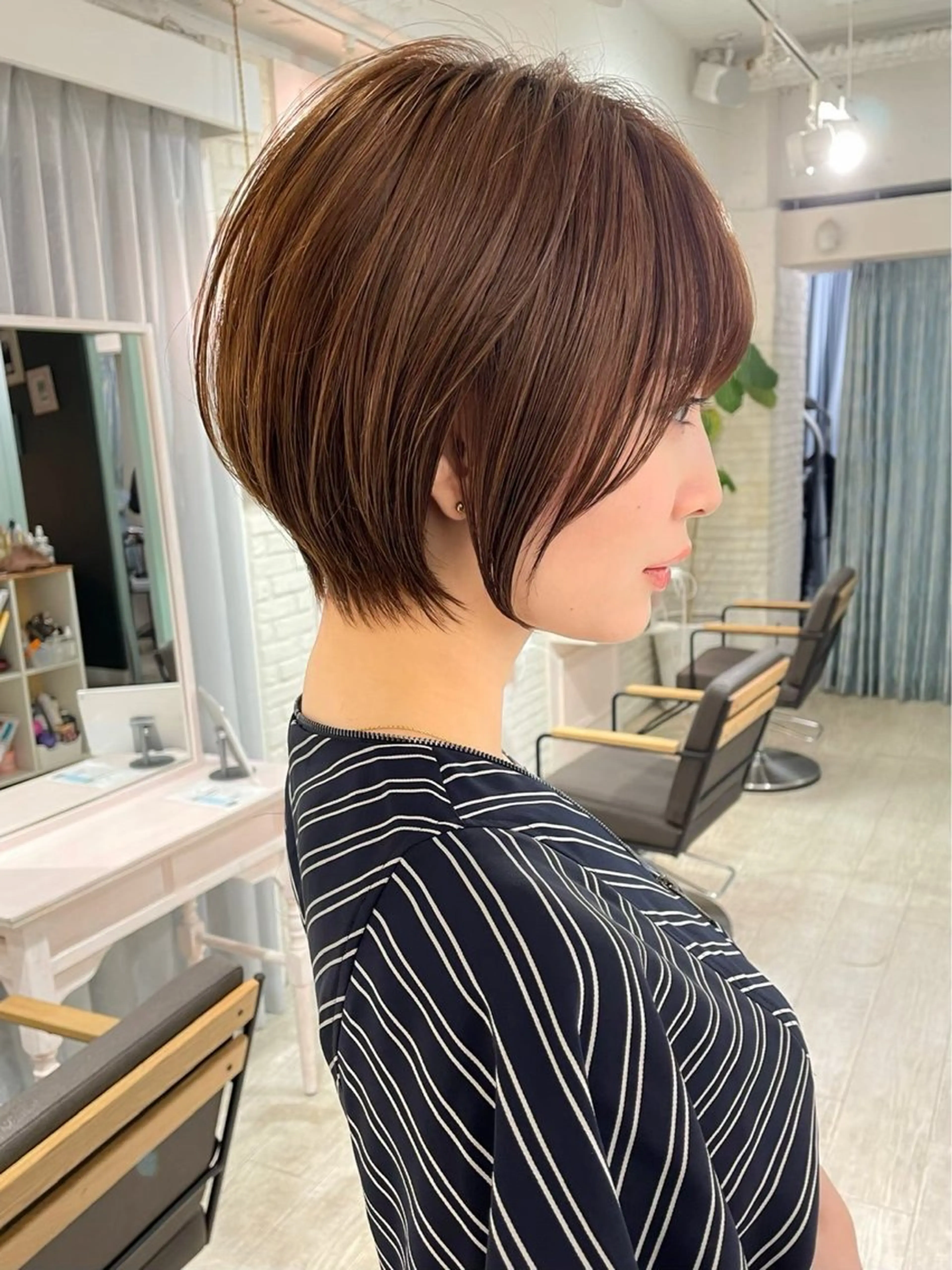 ショート くびれヘア 顔周りカット ハッシュカット 髪質改善 韓国風ヘア ヘアカラー トリートメント 博多ショート 🌱松井　傑のヘアスタイル