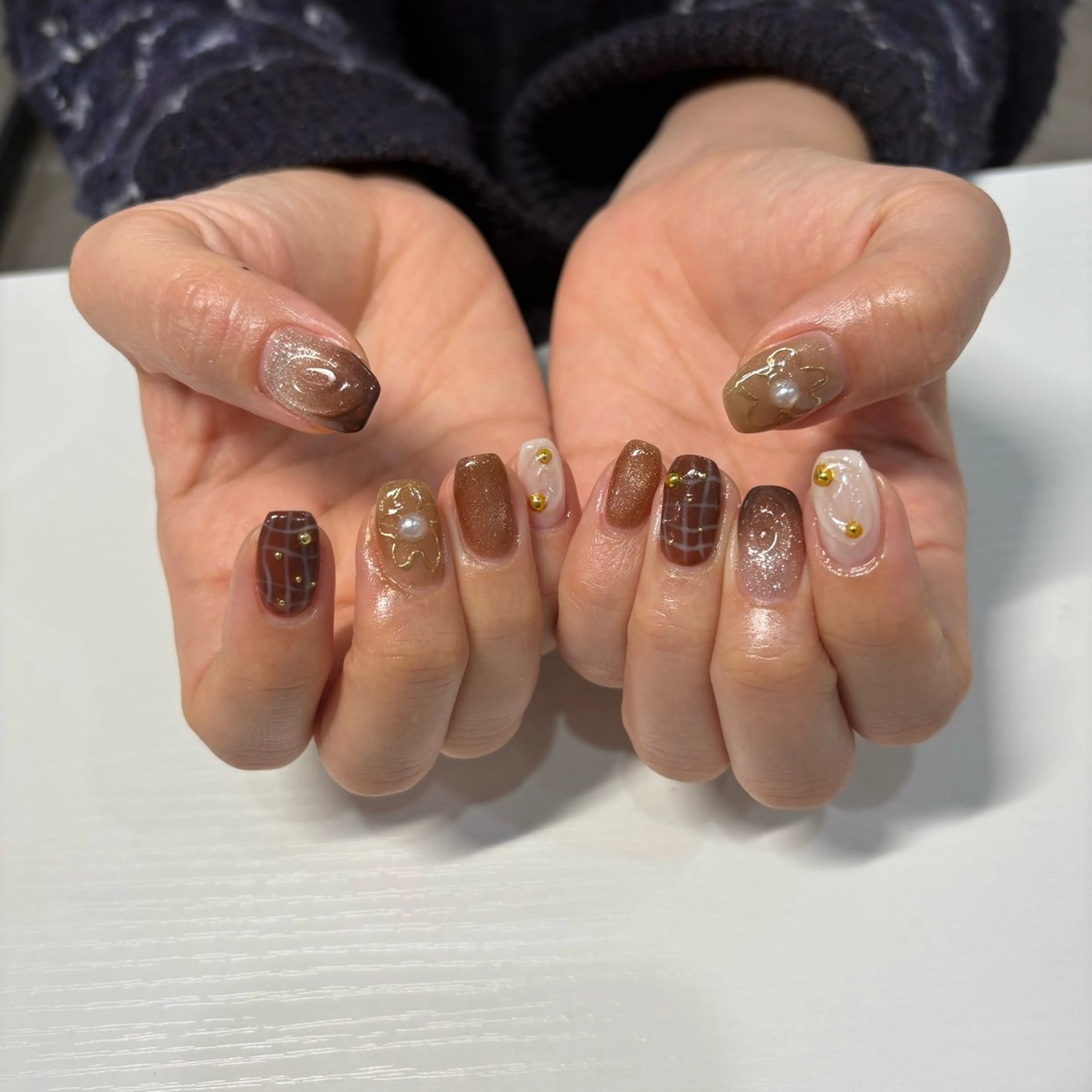 ネイル ハンドネイル ハンドケア THE BALM Noahのネイルデザイン