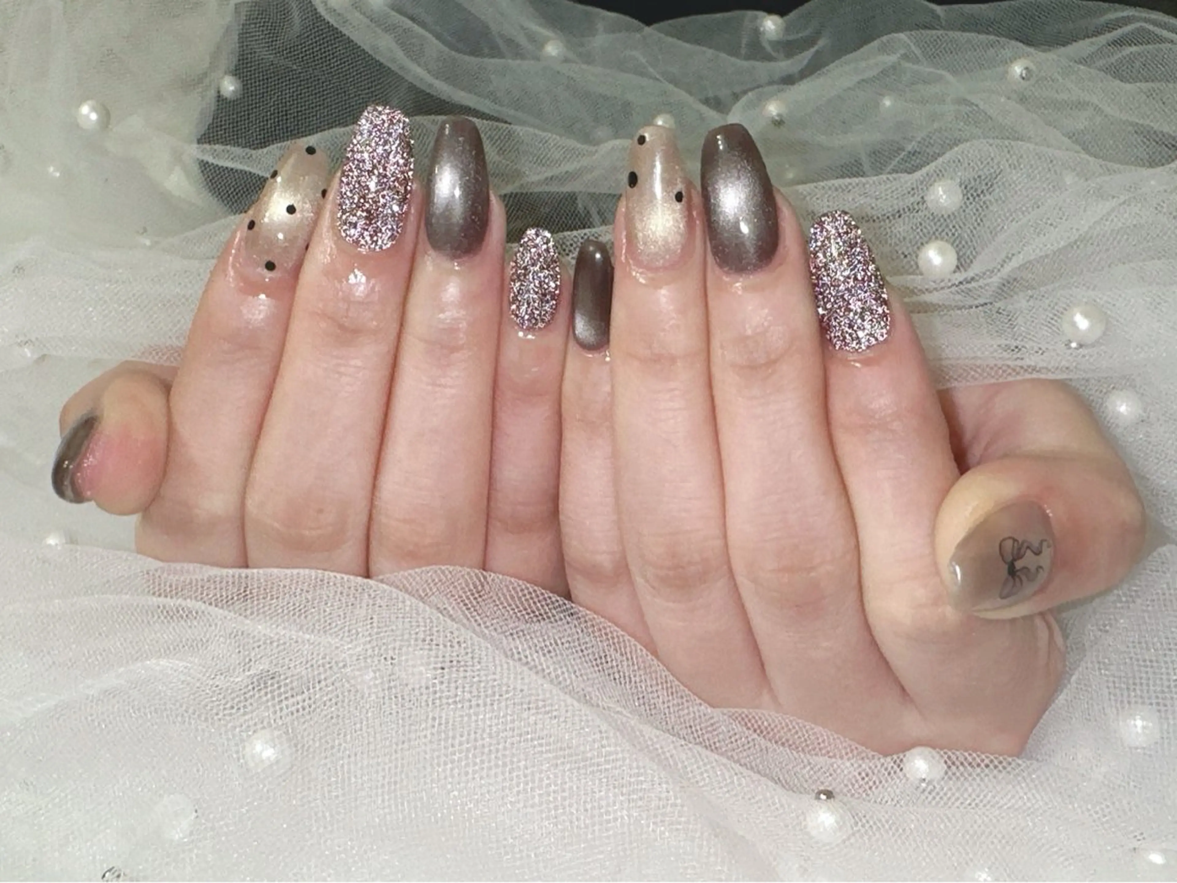ネイル 【Eclat ｴｸﾗ】nail＆beauty所属・Eclat〔ｴｸﾗ〕 MOEKA𝜗𝜚*のネイルデザイン