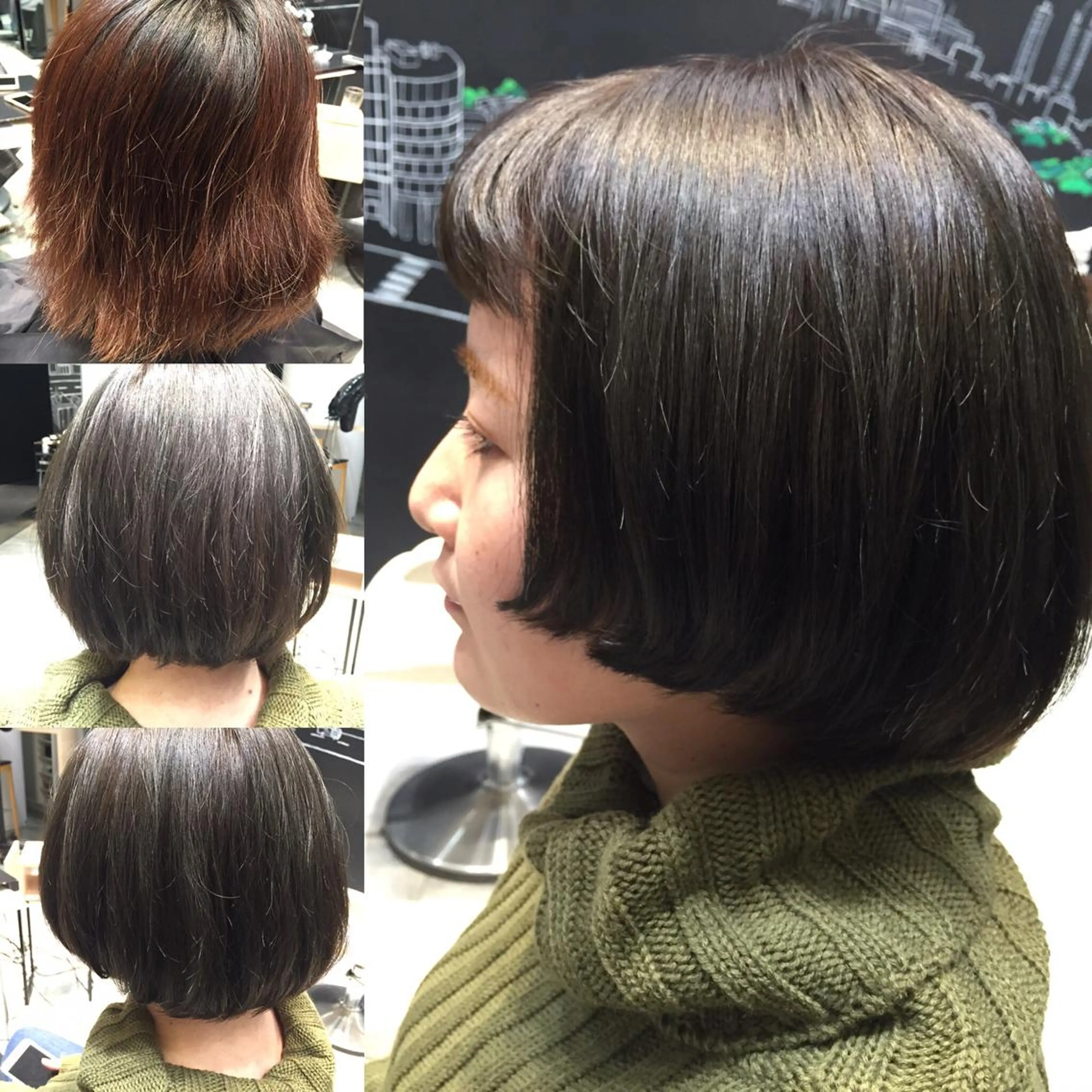 ショート ミディアム カラー Re:ta KANZOのヘアスタイル