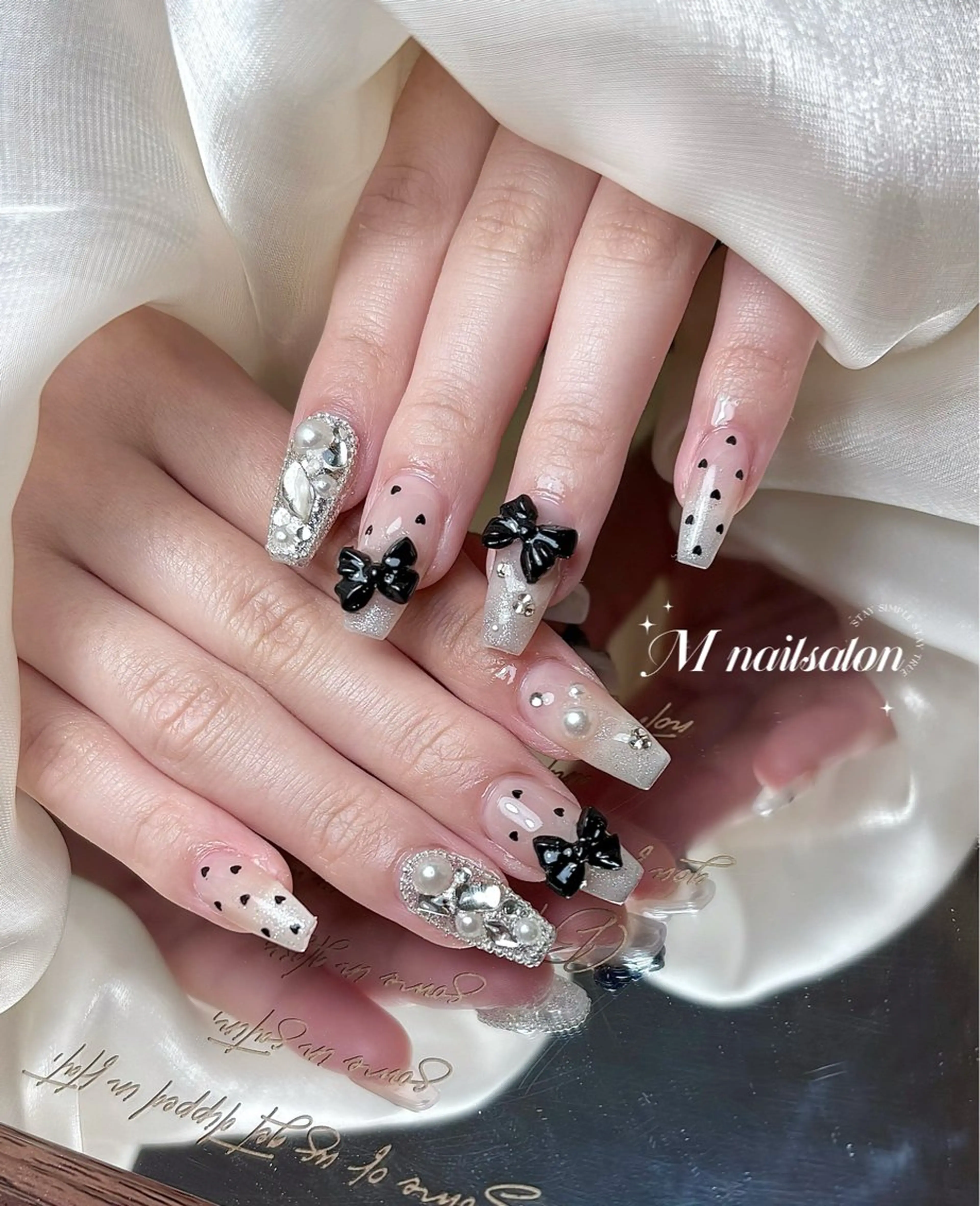 ネイル ハンドネイル M🌷nail 長さだし専門店のネイルデザイン