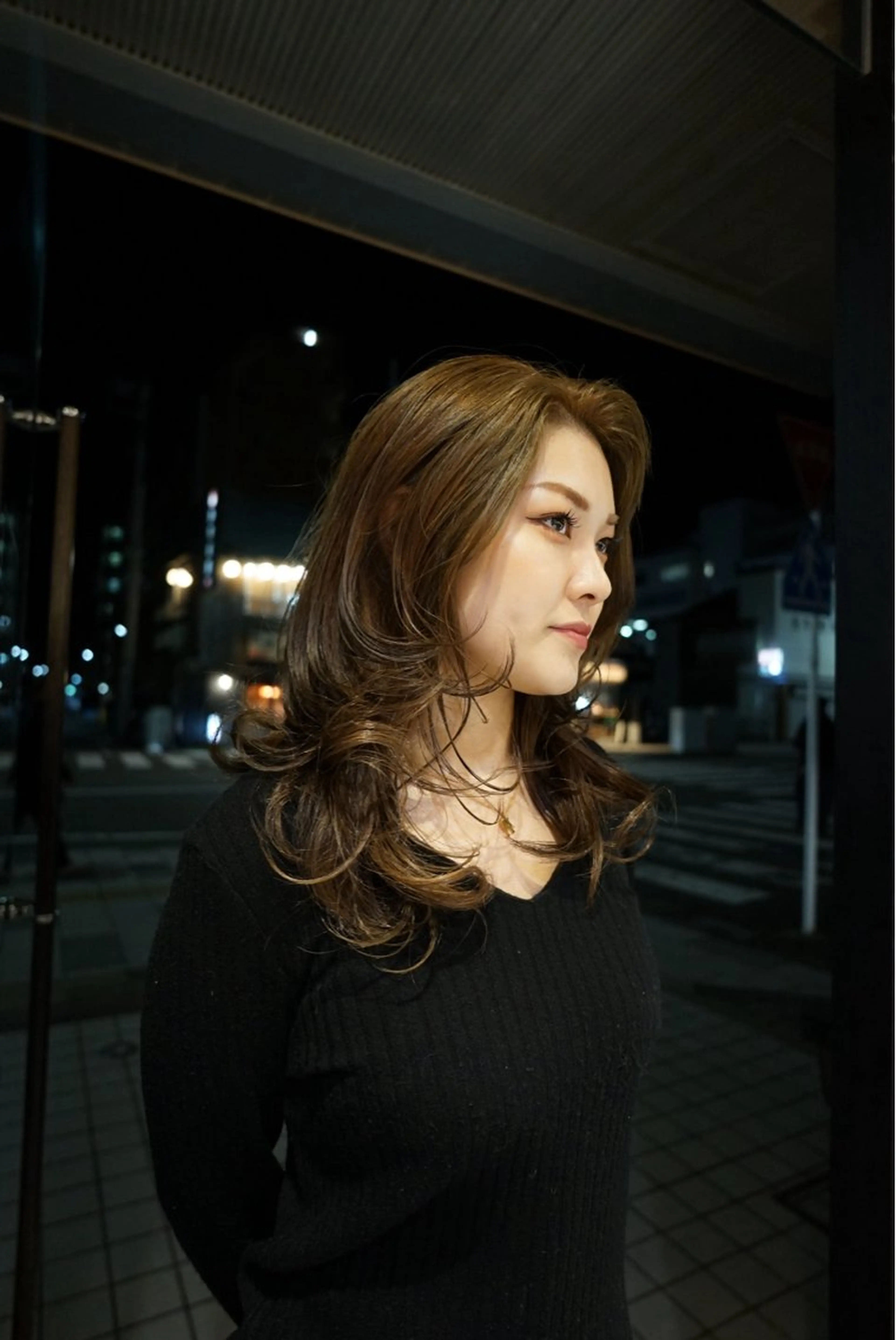 セミロング カラー 産休中です 艶カラー♡オカのヘアスタイル