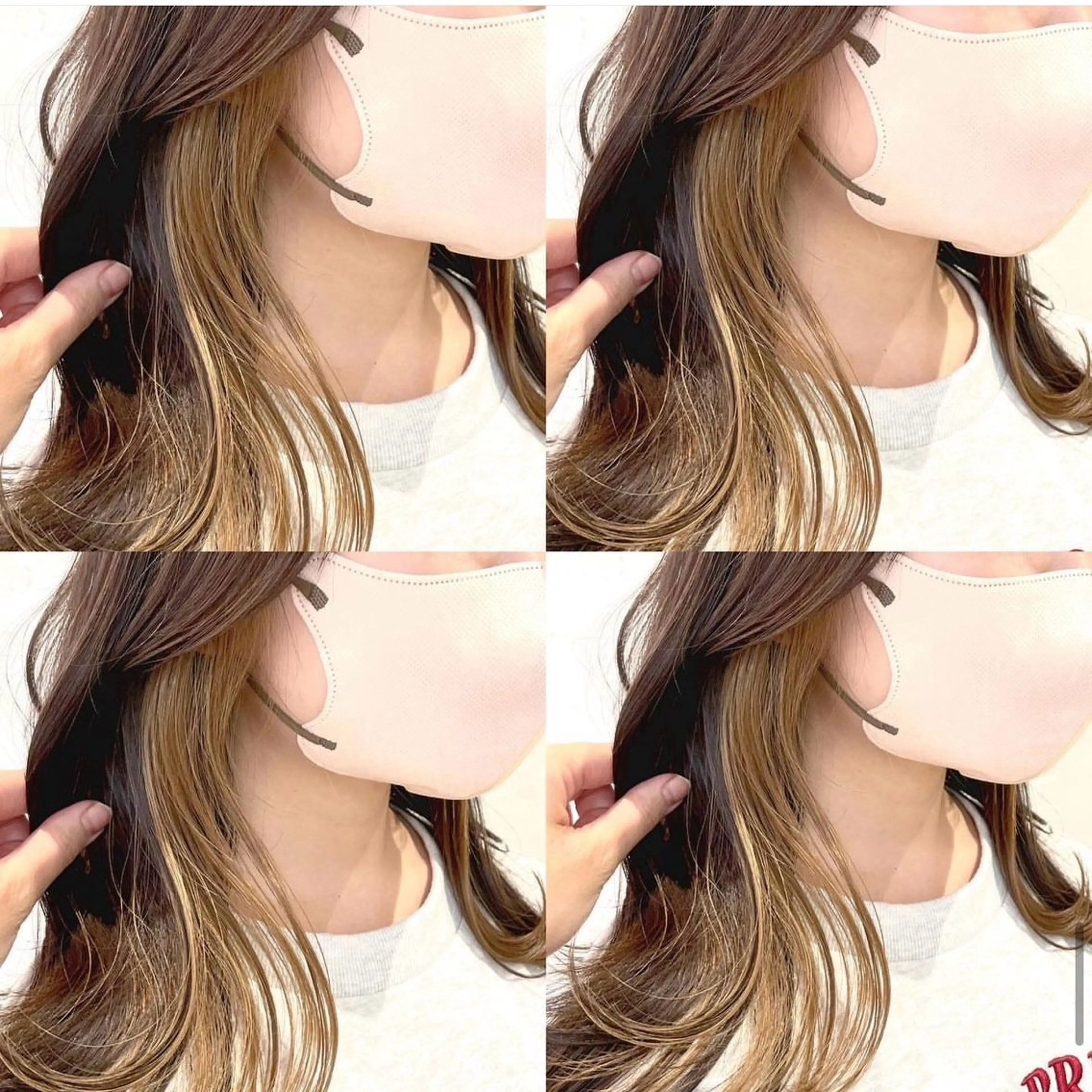 ミディアム カラー 髪質改善/縮毛矯正/ 韓国ヘア/矢野のヘアスタイル