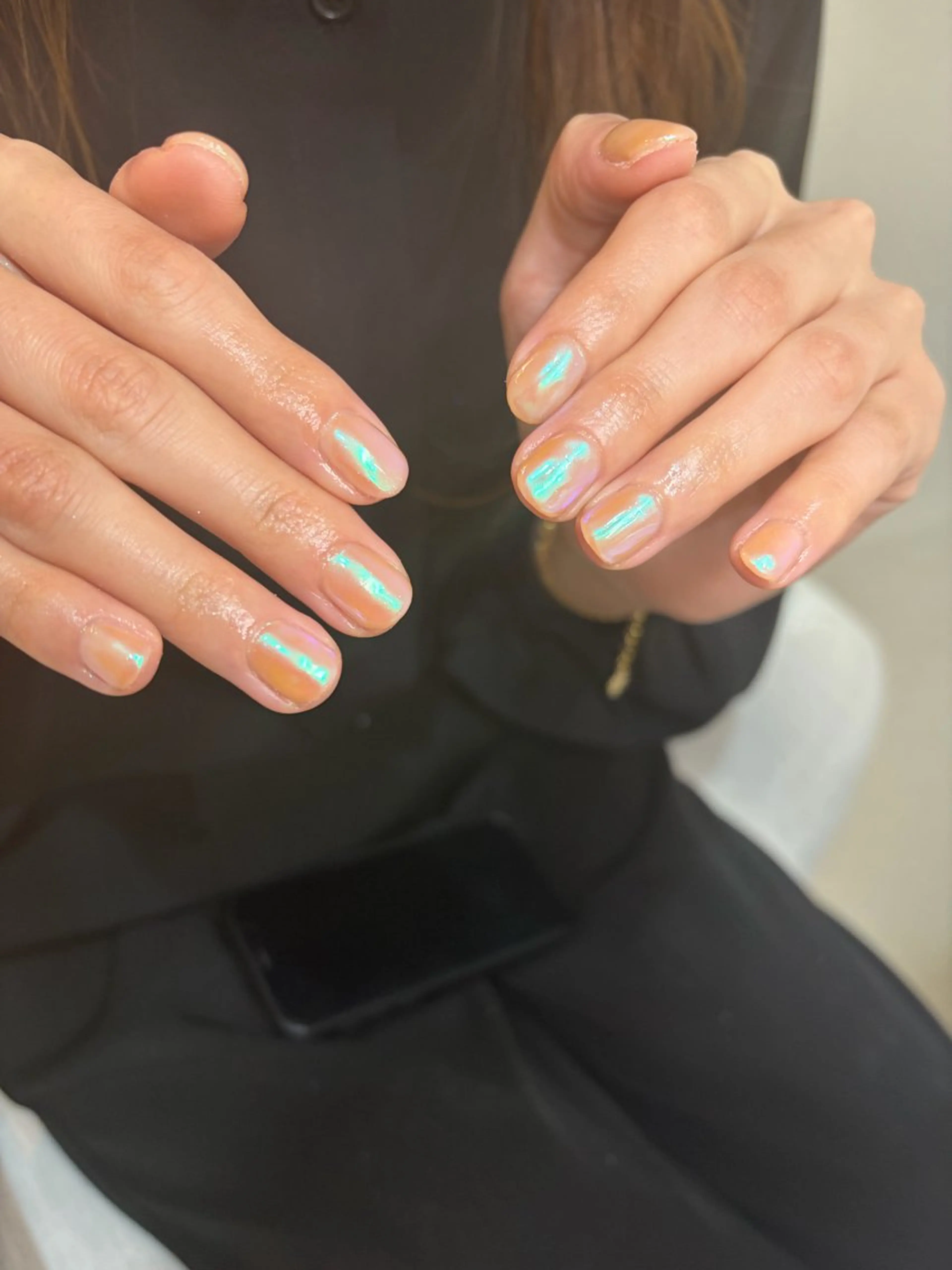 ネイル ミラーネイル 今村 樹里のネイルデザイン