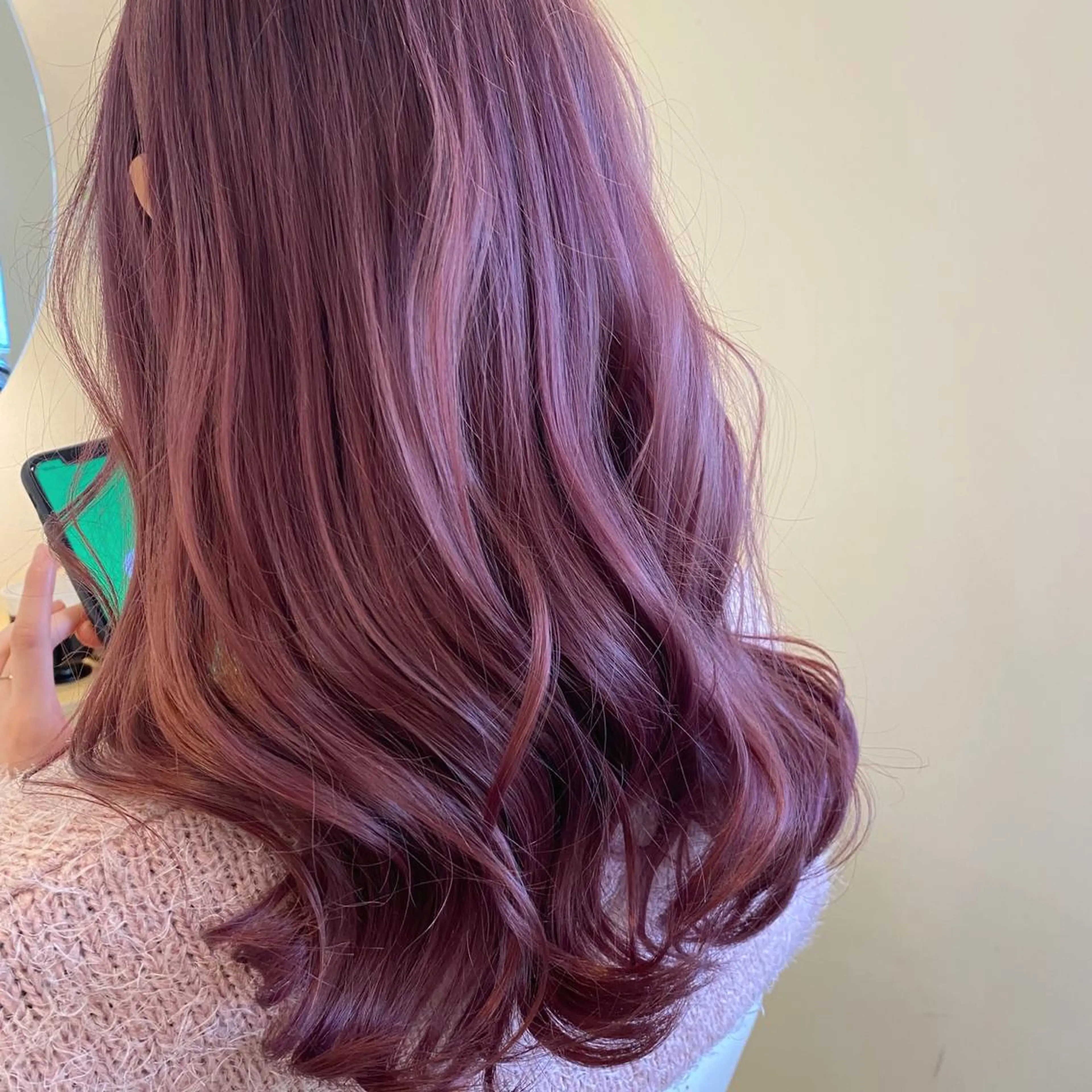 セミロング カラー ブリーチ ピンクカラー ヘアカラー 草津駅近/ 店長 MAYAのヘアスタイル